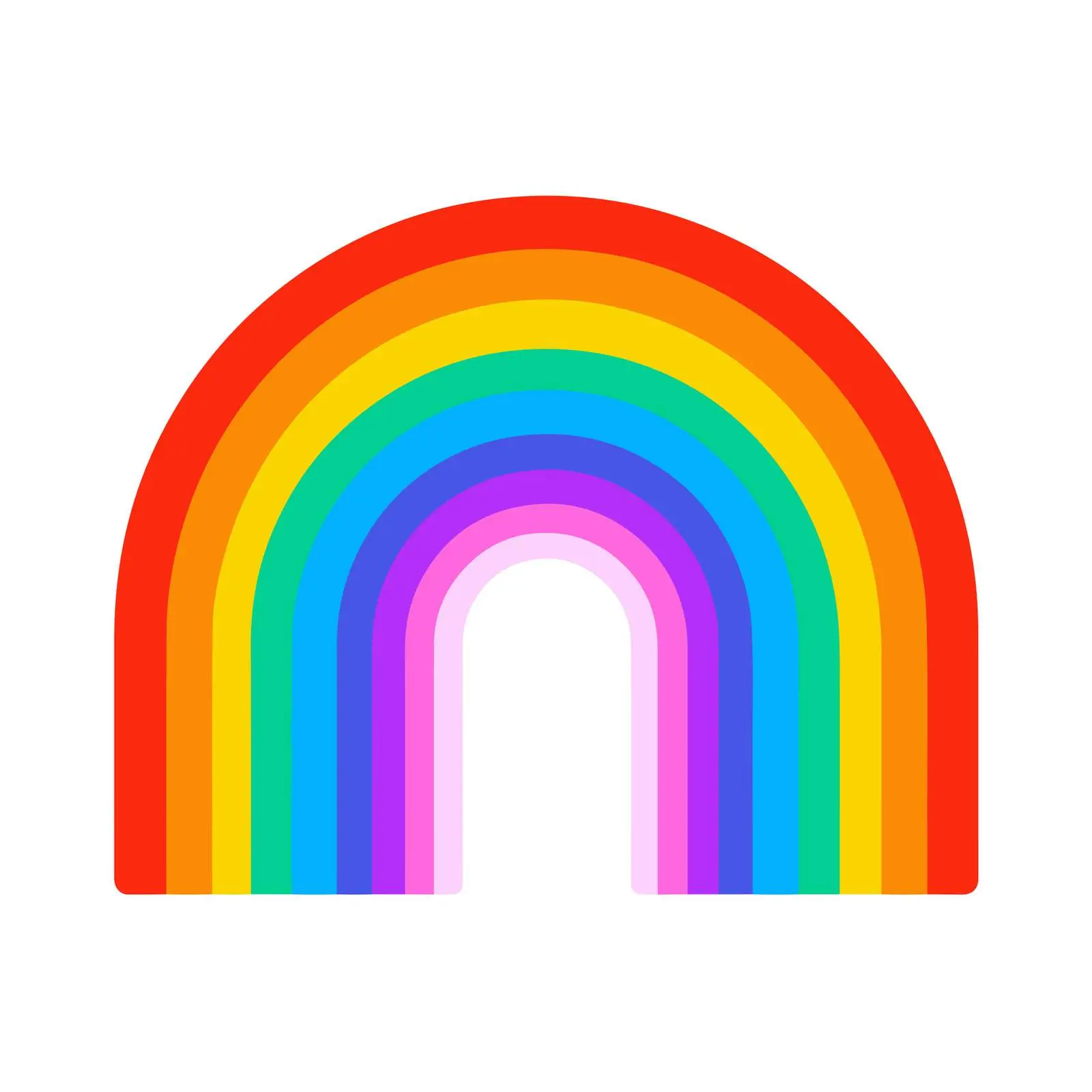 Rainbow Flat Icon — free download from Dotvec