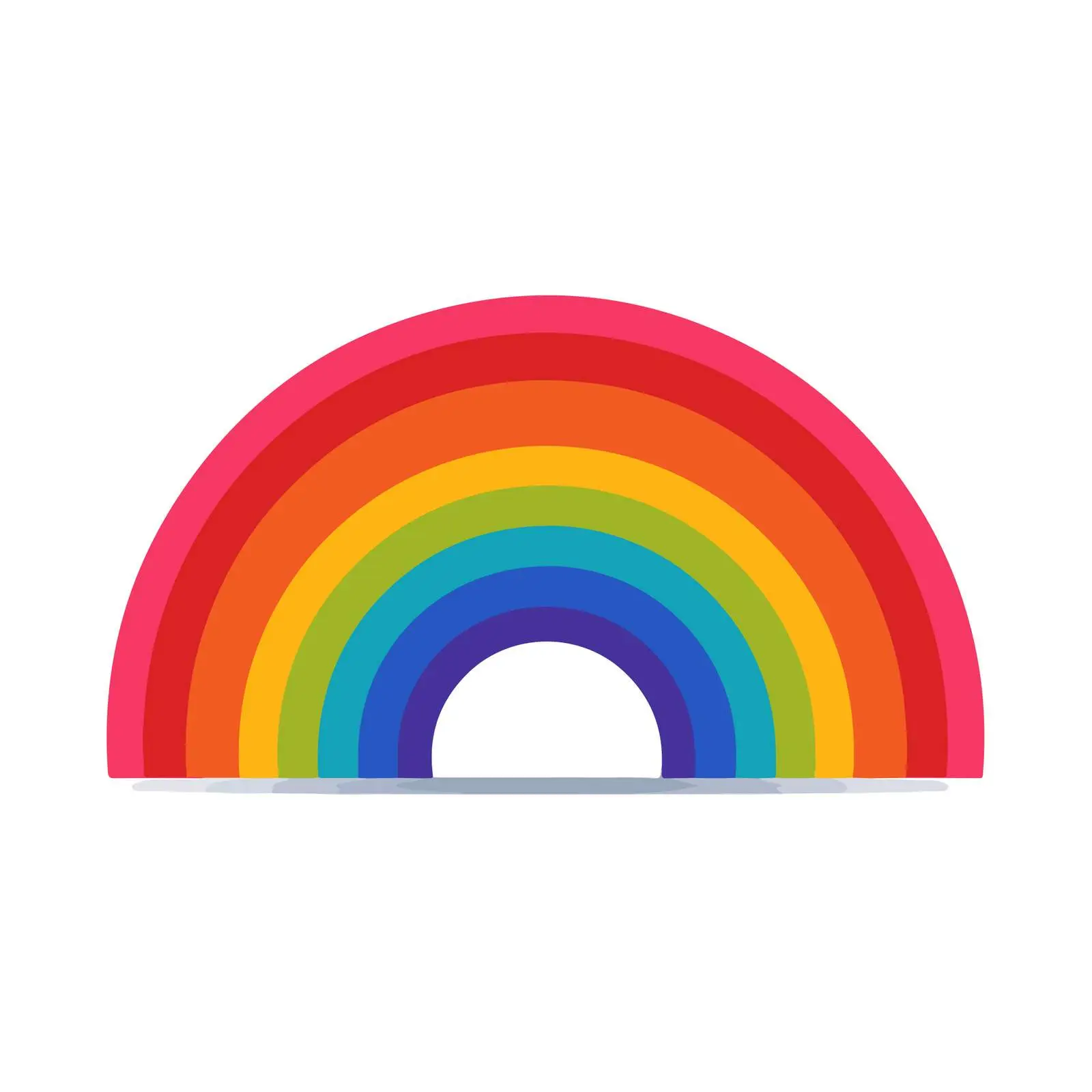 Rainbow Glyph Icon — free download from Dotvec