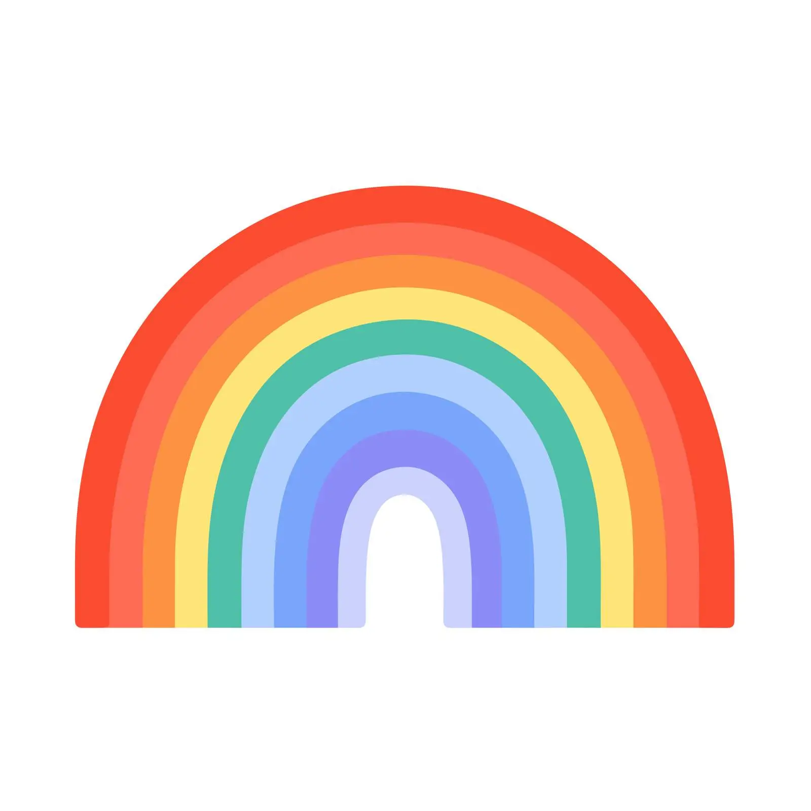 Rainbow Icon — free download from Dotvec