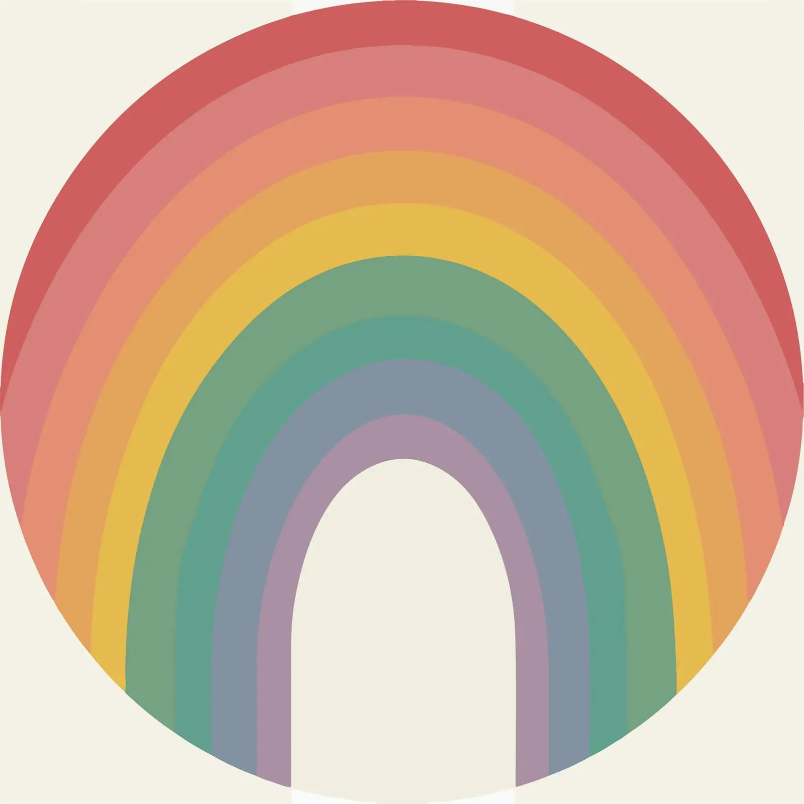 Rainbow Flat Icon Design — free download from Dotvec