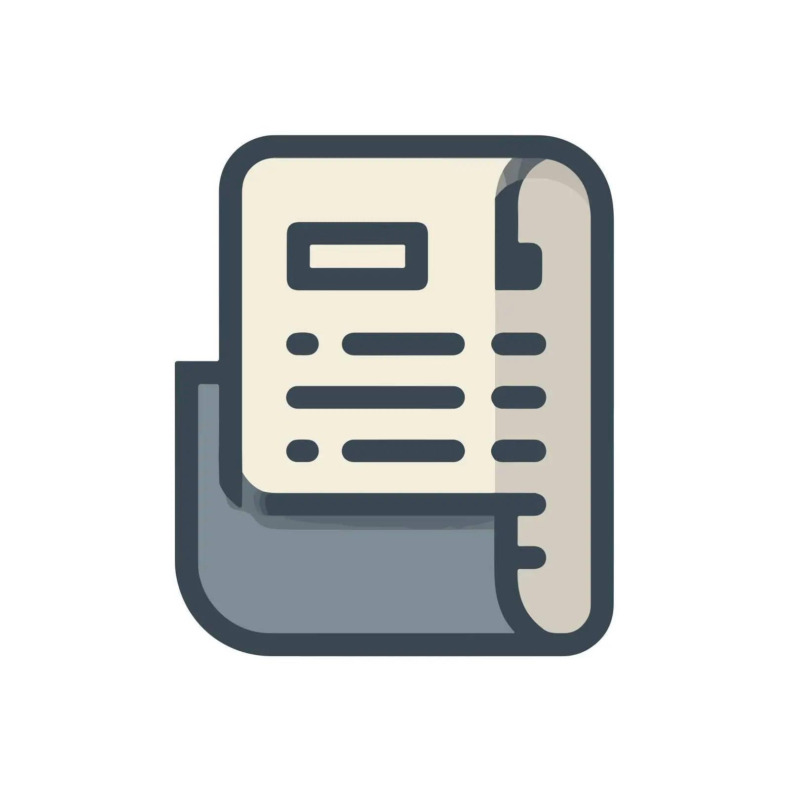 Receipt Icon Design — free download from Dotvec