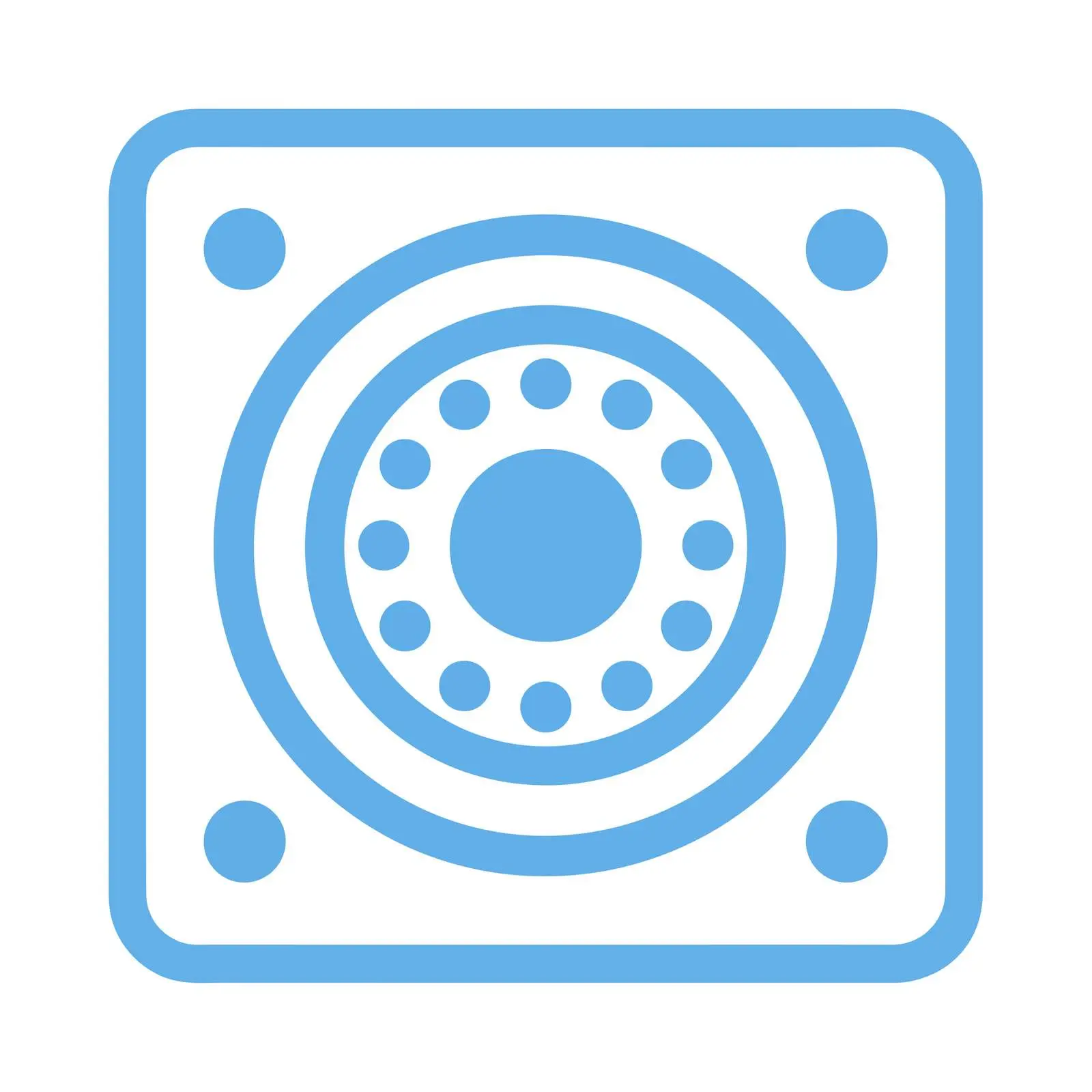 Monoline Record Icon — free download from Dotvec