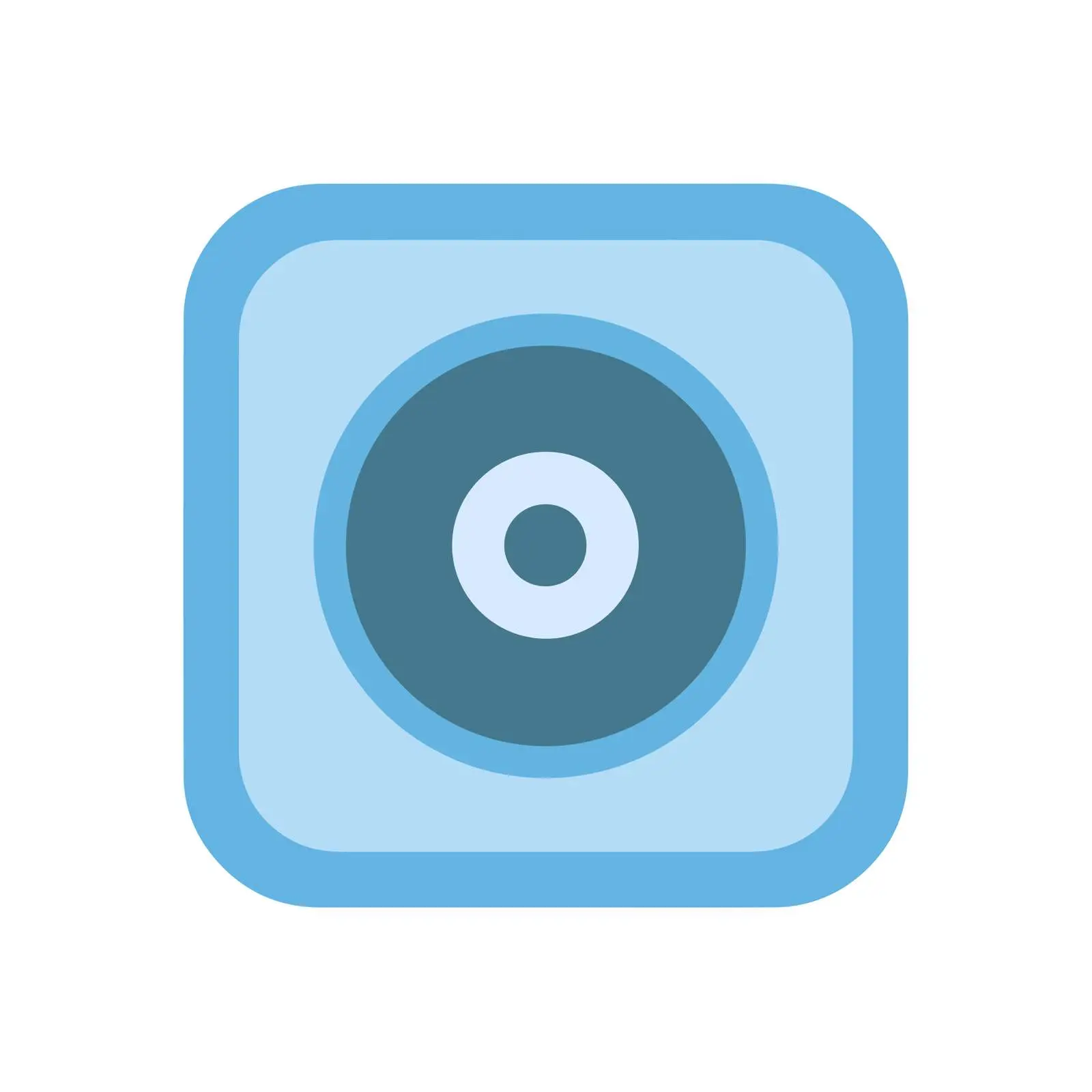 Monoline Record Icon — free download from Dotvec