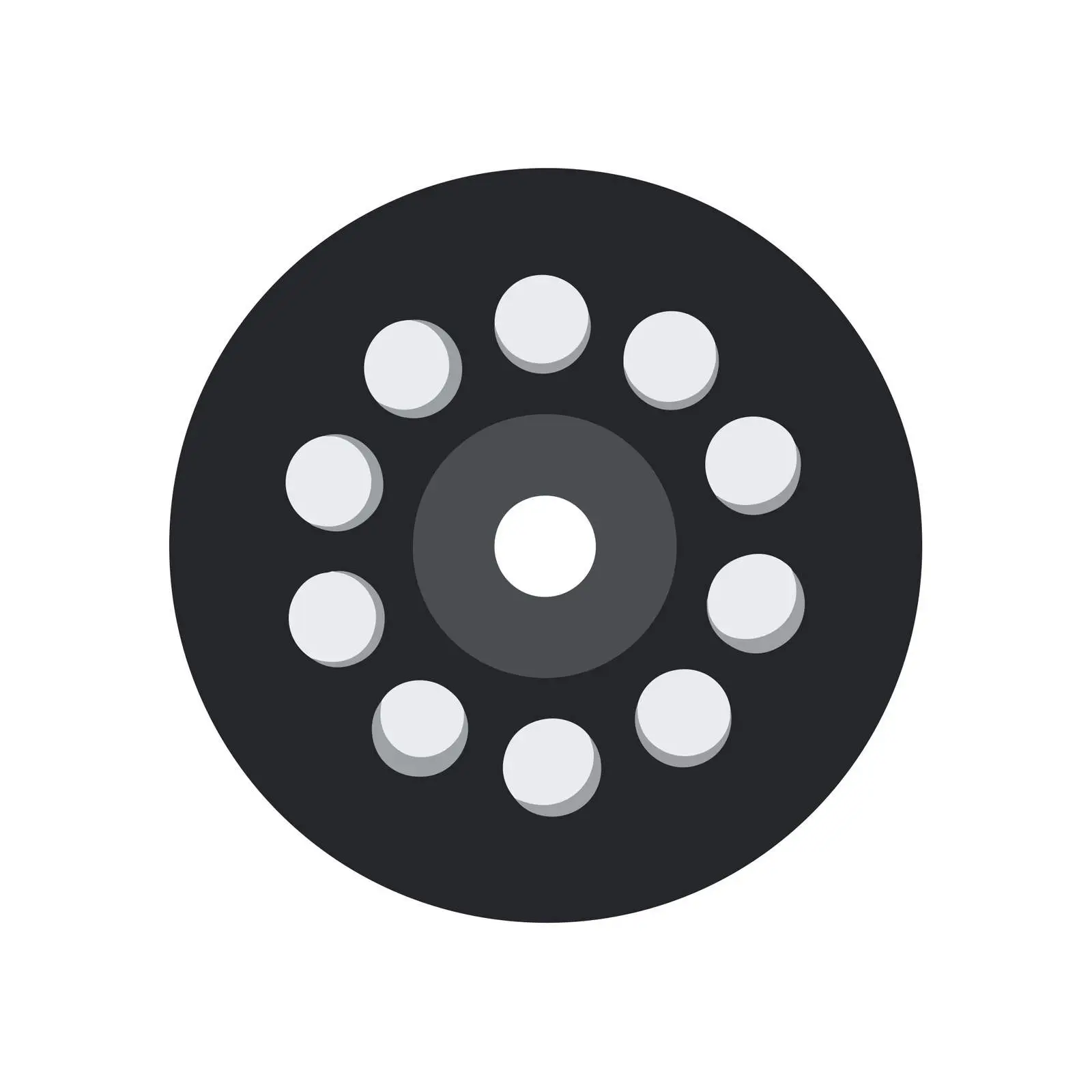Record Dot Icon Pictogram Design — free download from Dotvec