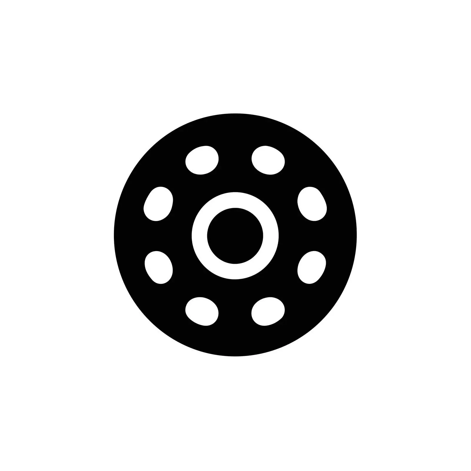 Flat Record Icon Design — free download from Dotvec