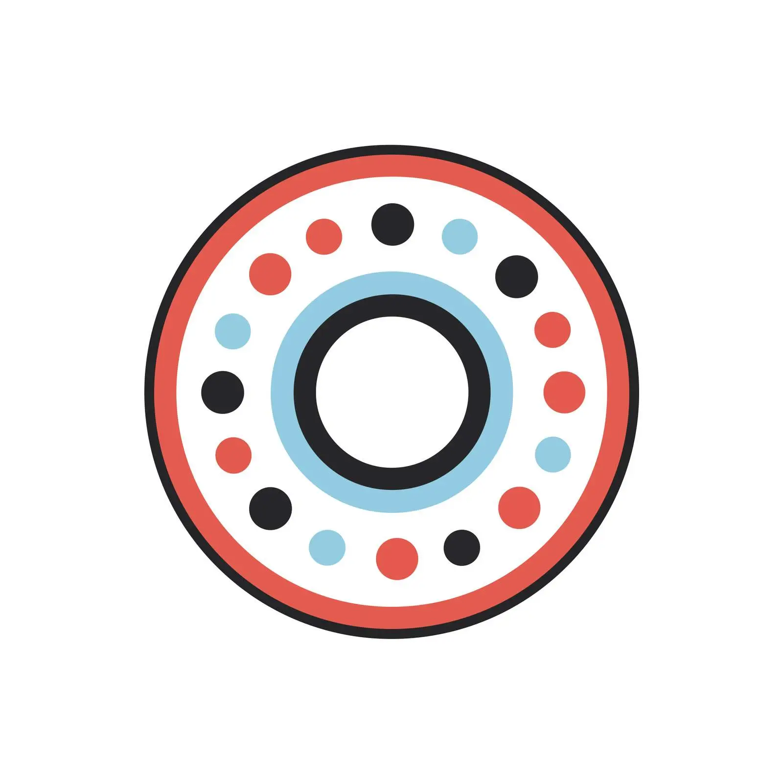 Modern Record Icon — free download from Dotvec