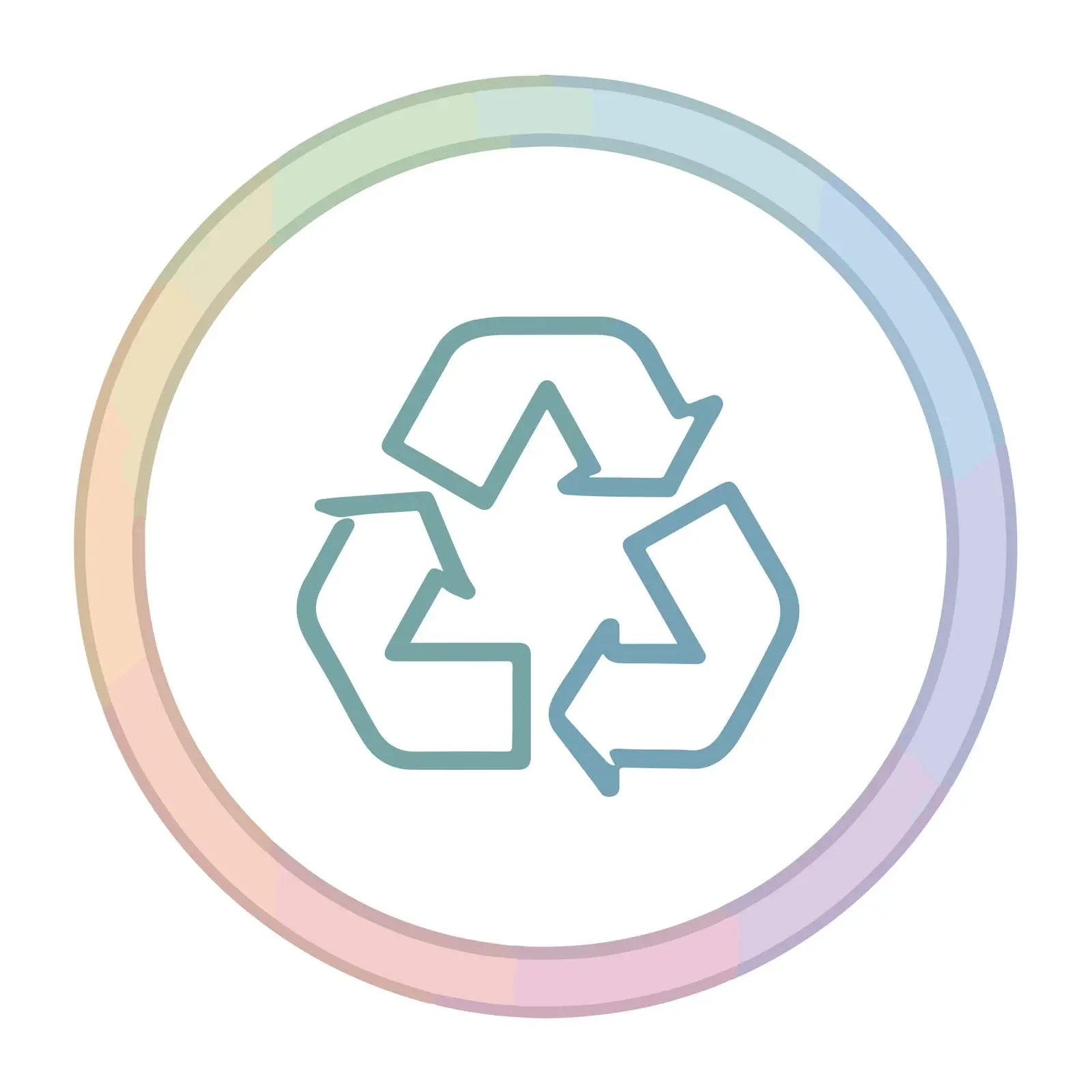 Minimalist Recycle Icon Design — free download from Dotvec