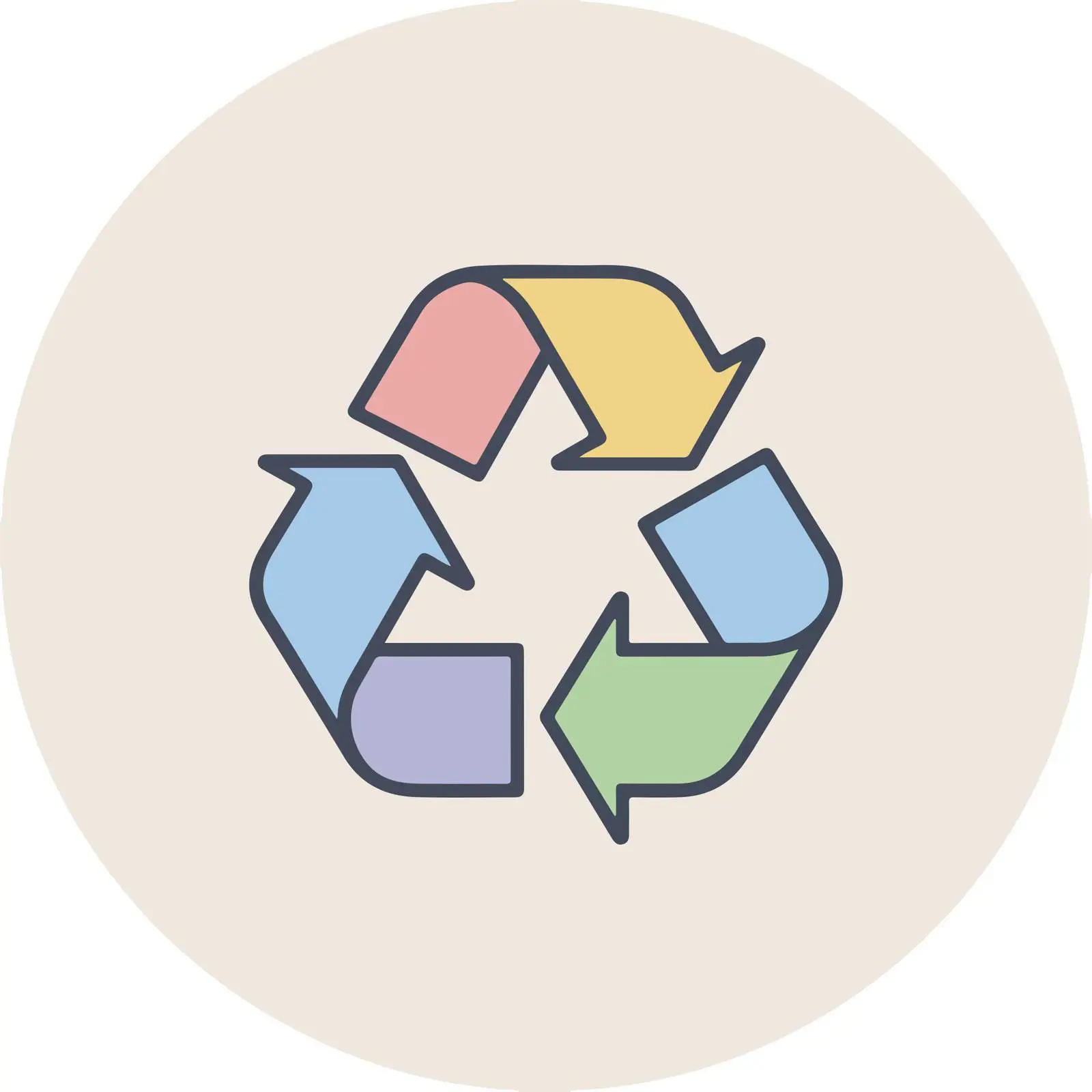 Recycle Icon for Eco-Friendly Concepts — free download from Dotvec