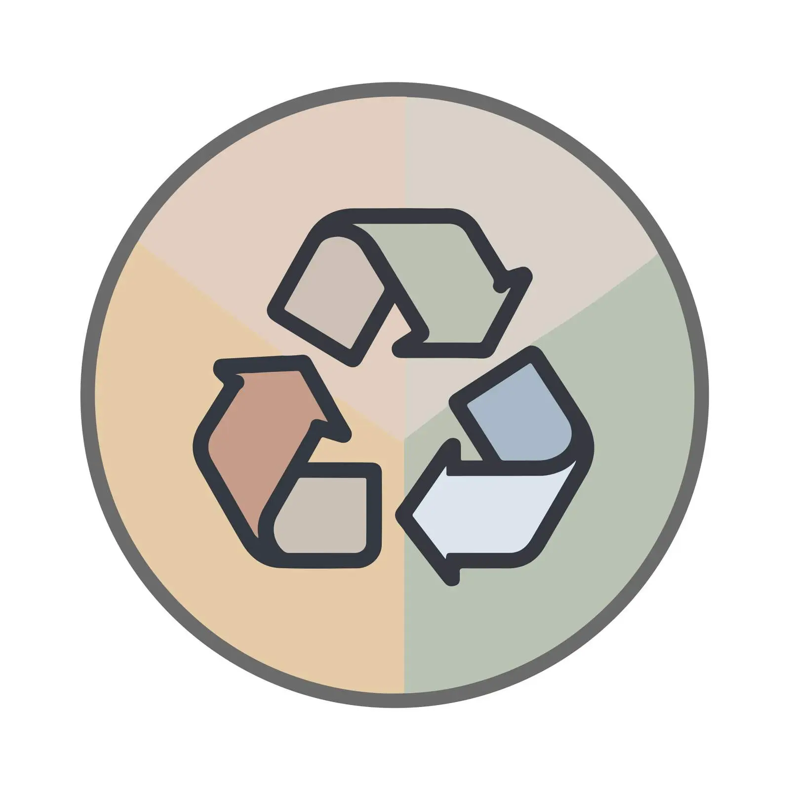 Recycle Icon Design — free download from Dotvec
