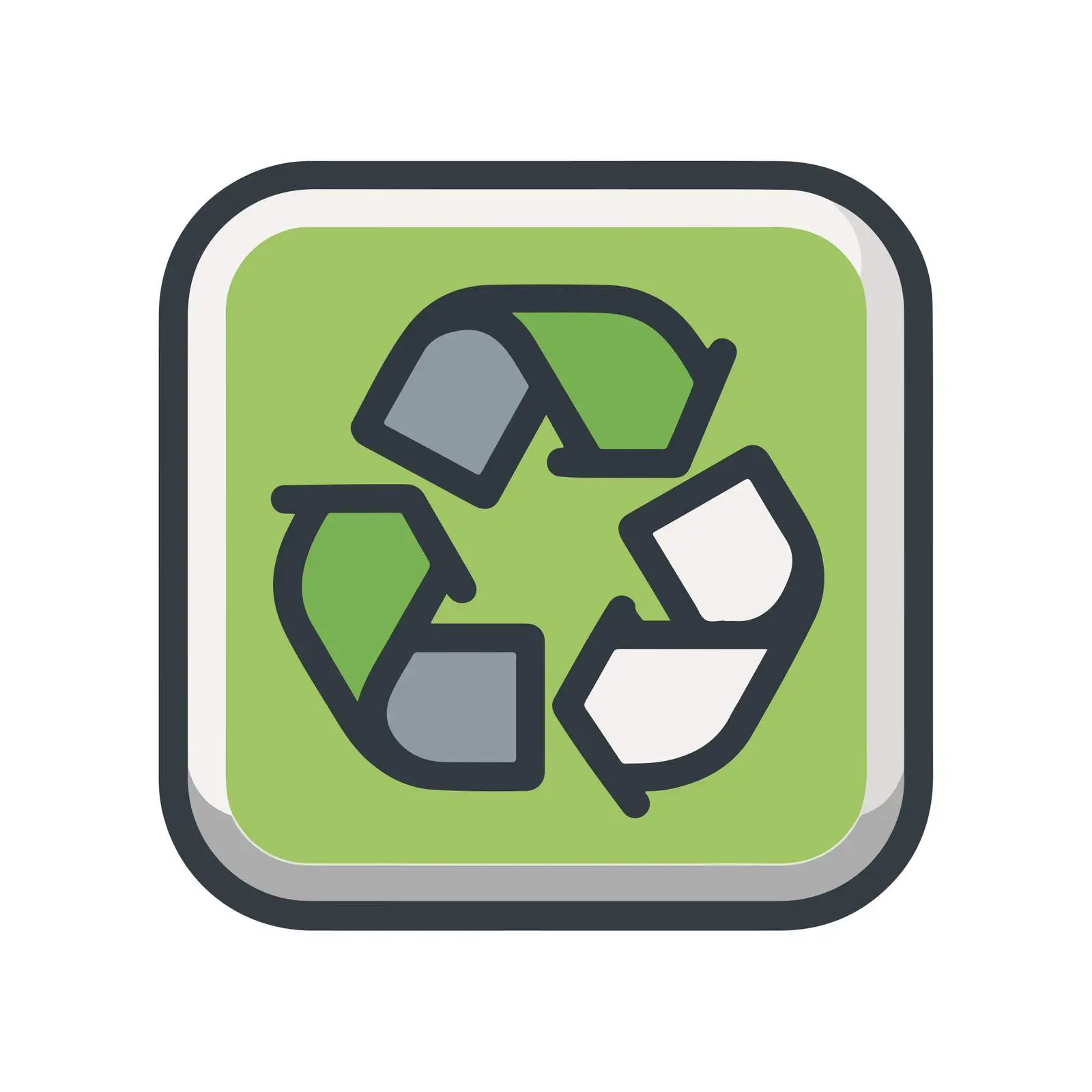 Recycle Icon Design — free download from Dotvec