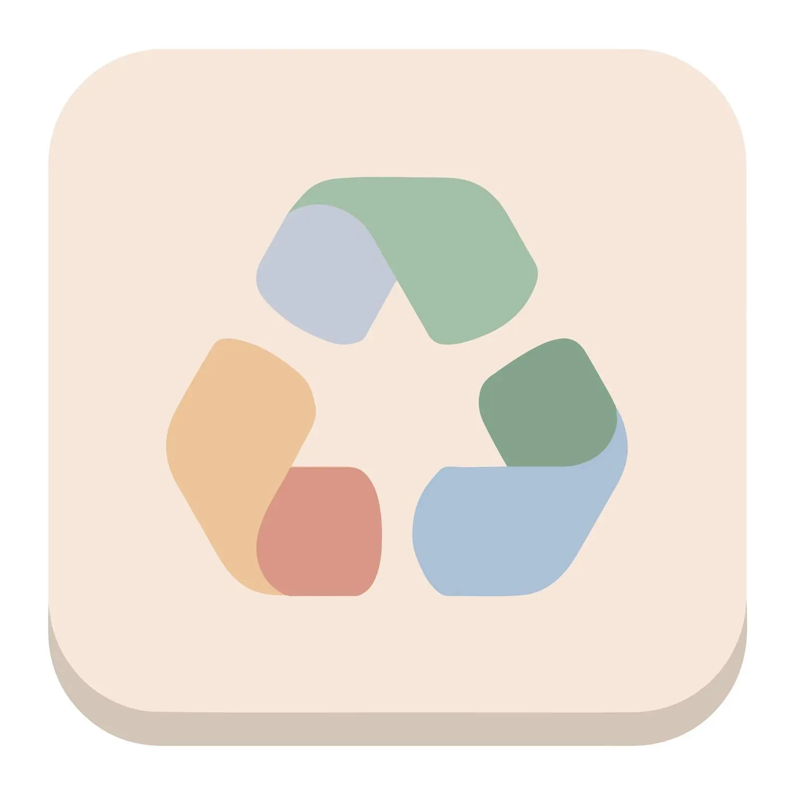 Recycle Flat Icon Design — free download from Dotvec