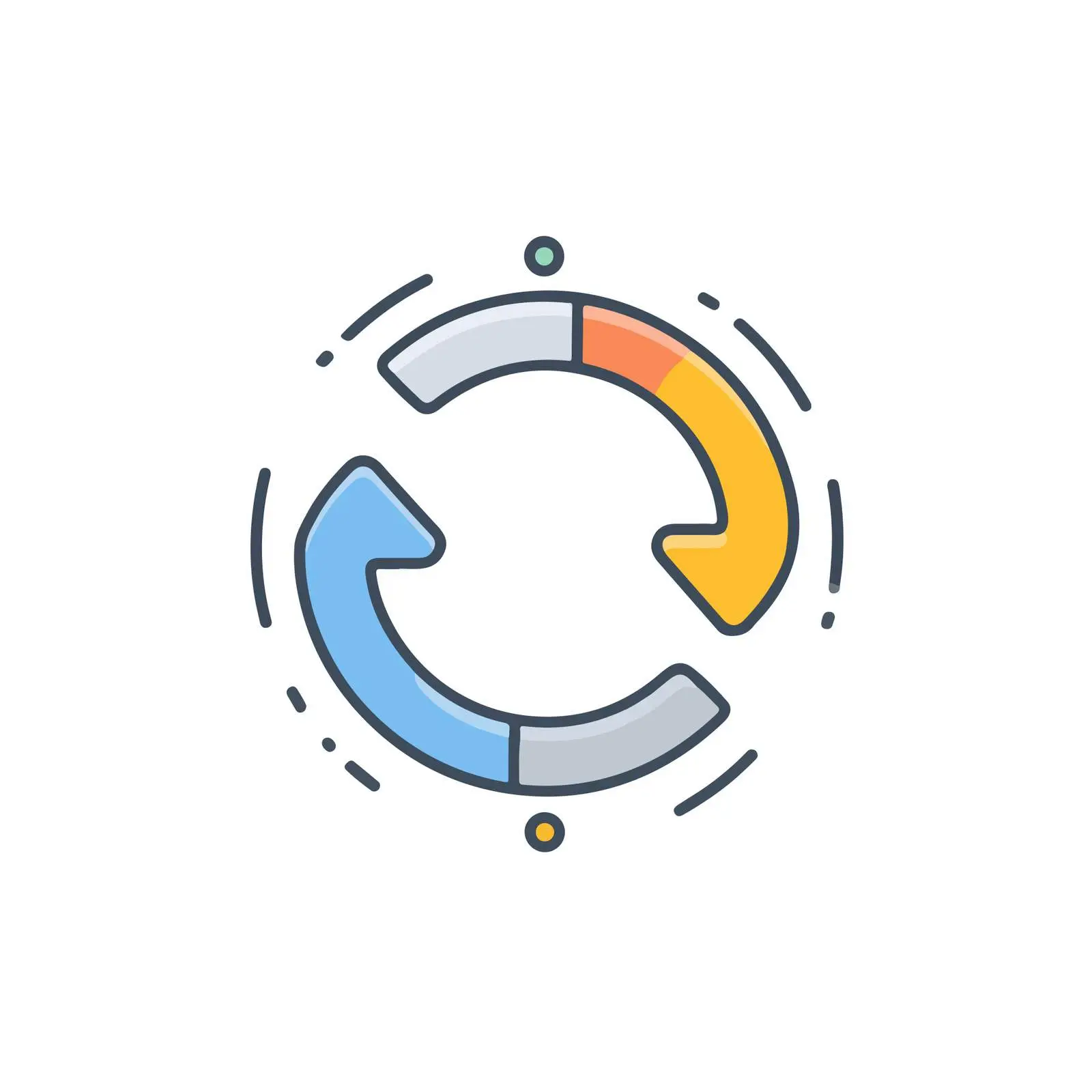 Refresh Clean UI Icon Image — free download from Dotvec