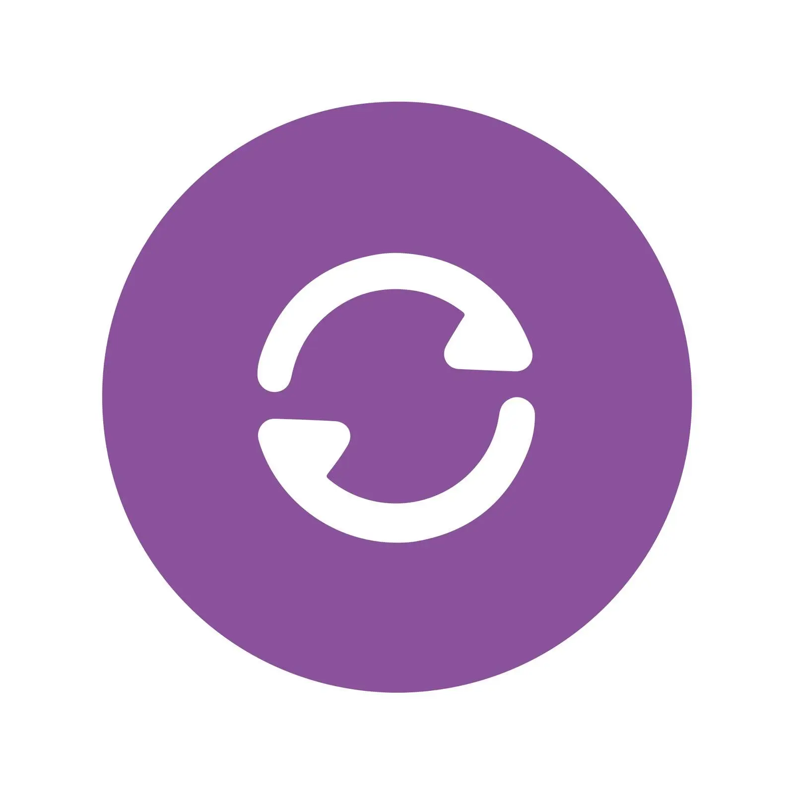 Refresh Icon in Flat Design Style — free download from Dotvec