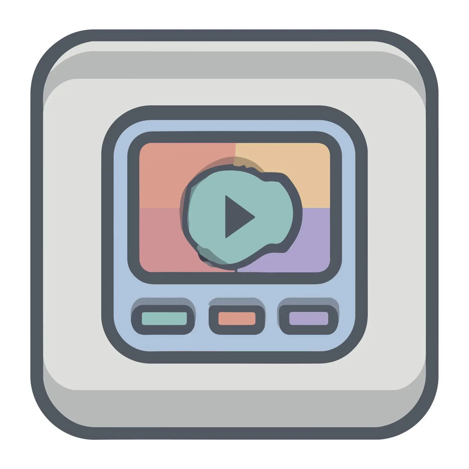 Rewind Pictogram Flat Design Icon — free download from Dotvec