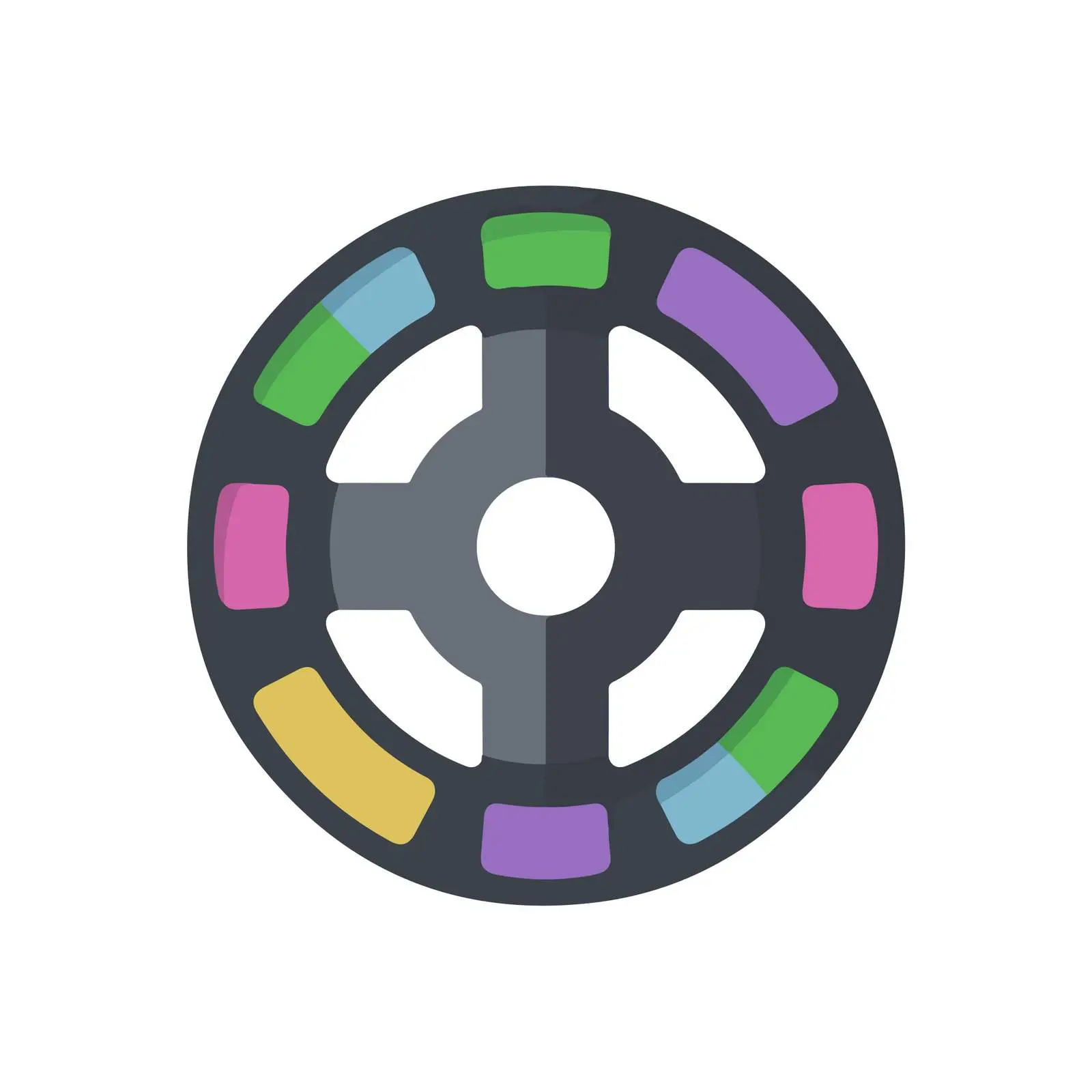 Rewind Geometric Icon — free download from Dotvec