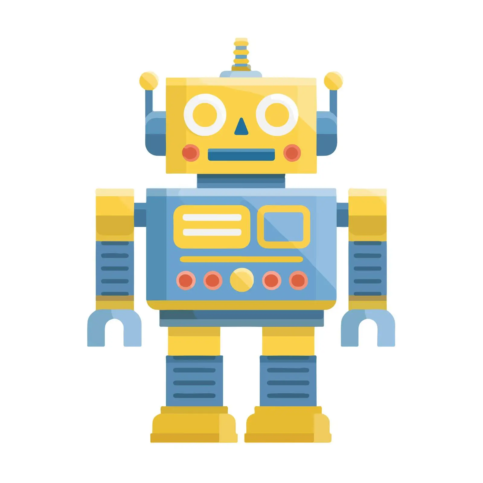 Modern Robot Icon Design — free download from Dotvec