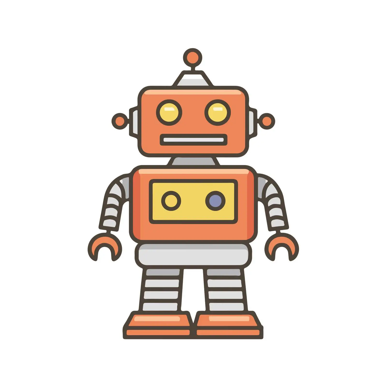 Robot Icon Design — free download from Dotvec