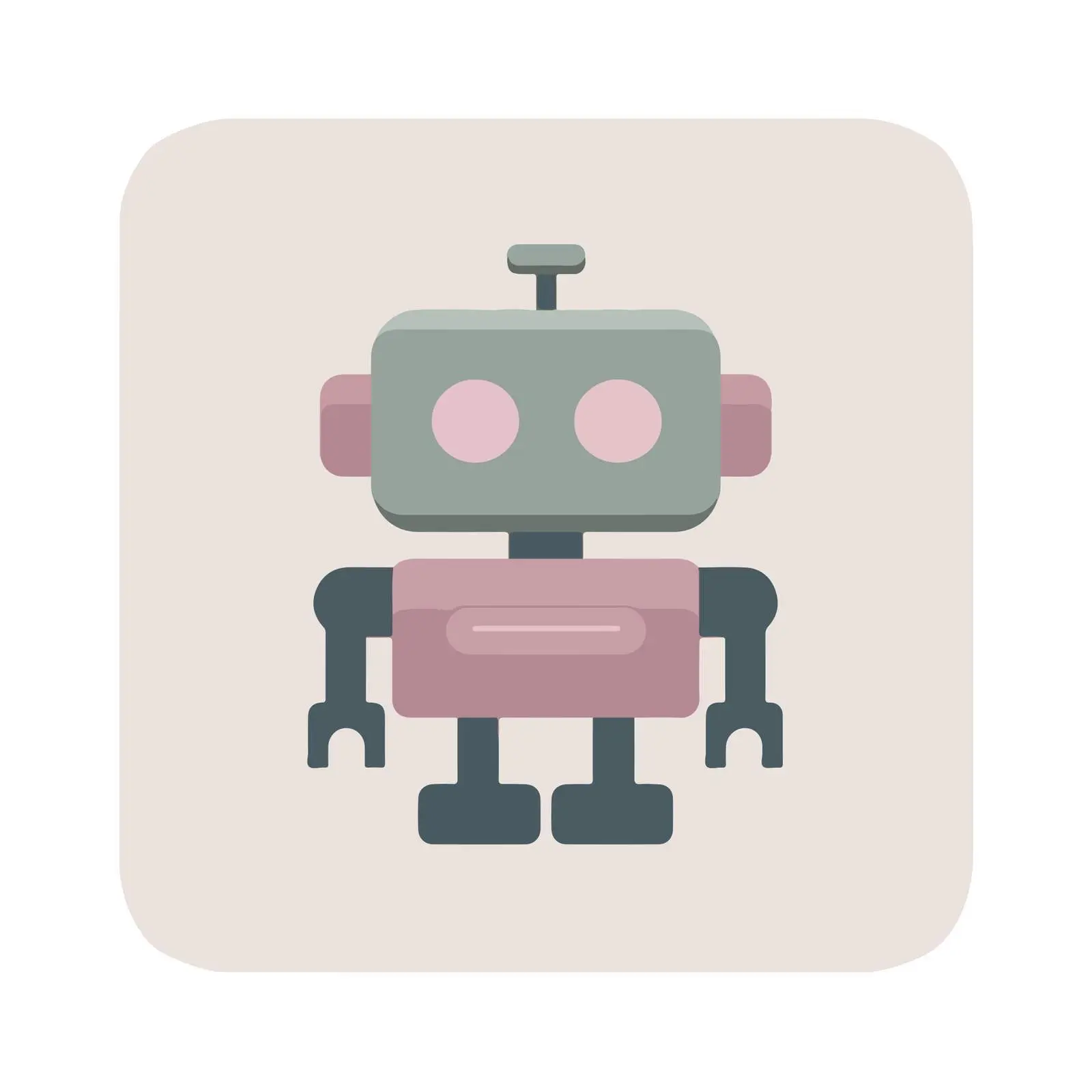 Robot Pictogram Design Icon — free download from Dotvec