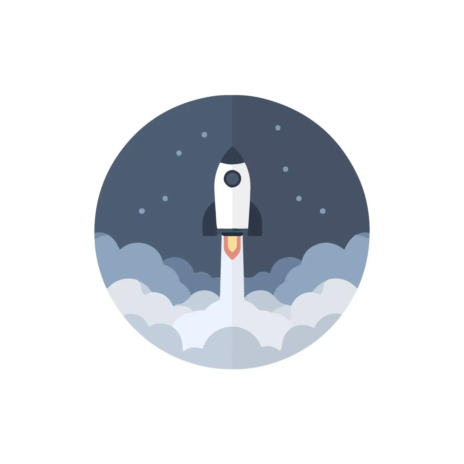 Rocket Launch Icon — free download from Dotvec