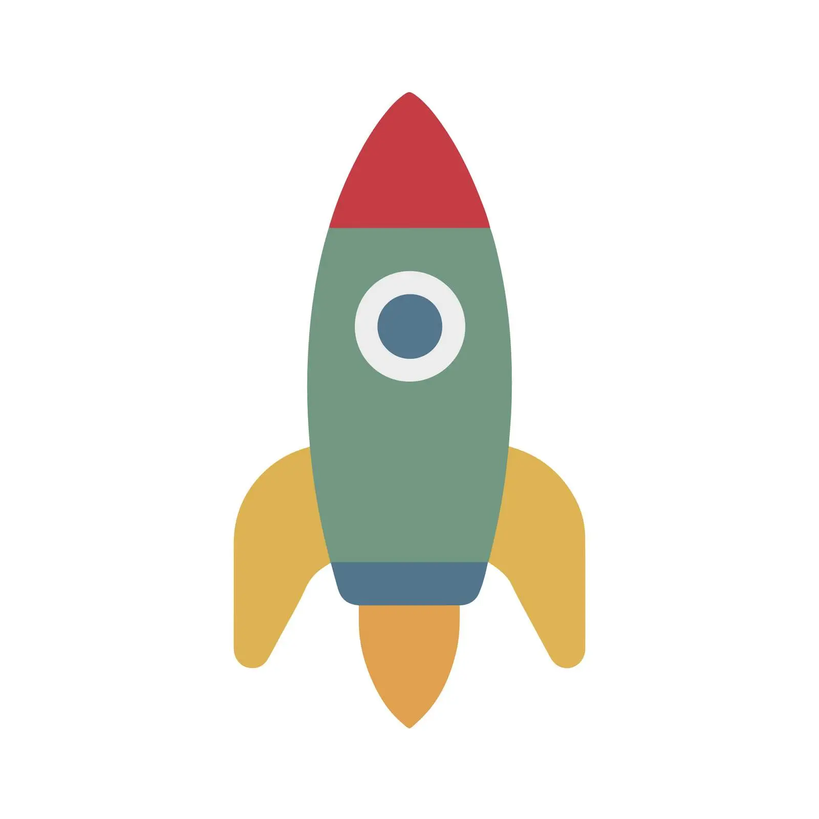 Rocket Icon in Flat Design — free download from Dotvec