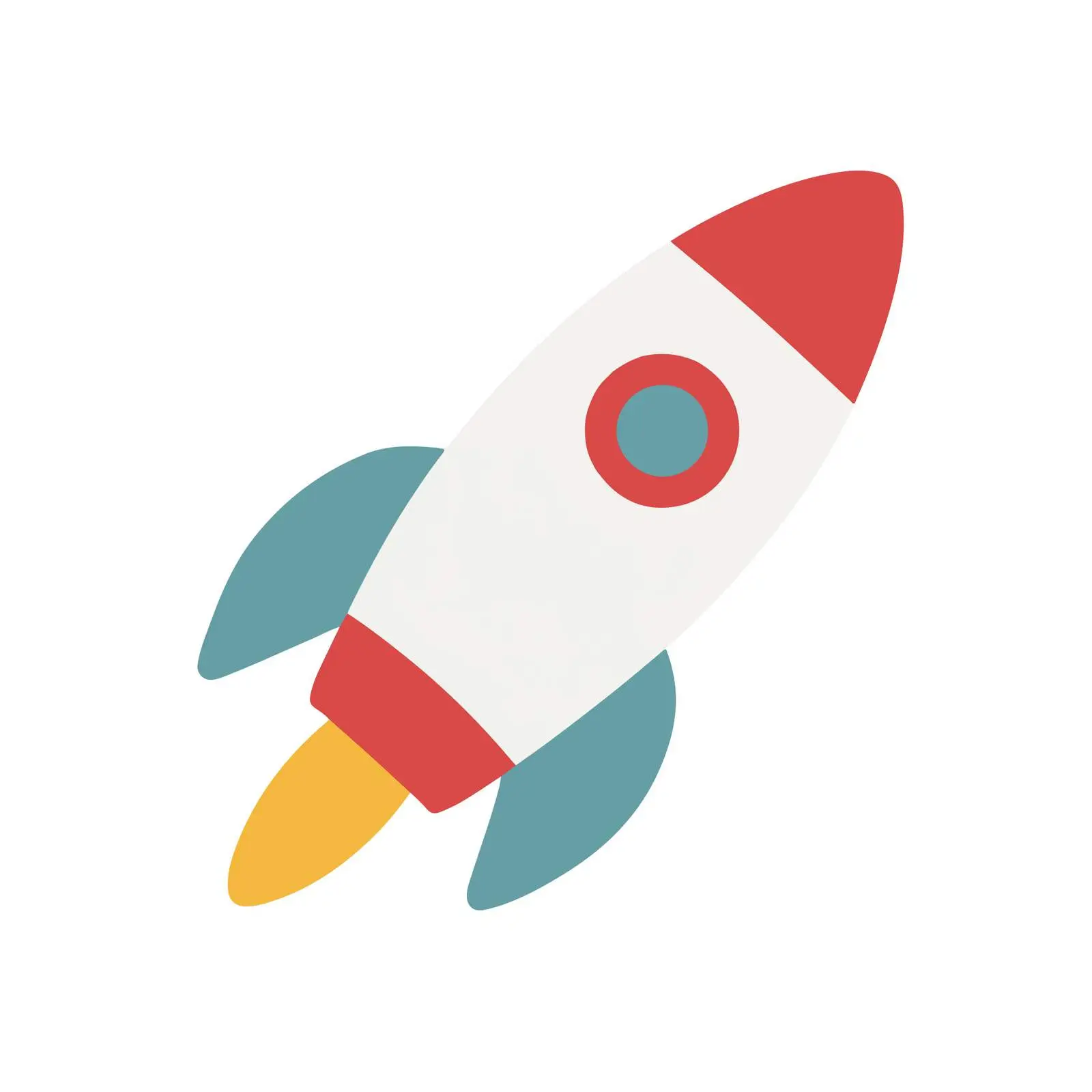 Rocket Flat Design Icon — free download from Dotvec