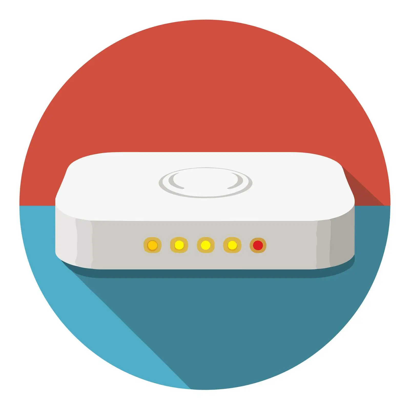 Flat Router Icon Design — free download from Dotvec