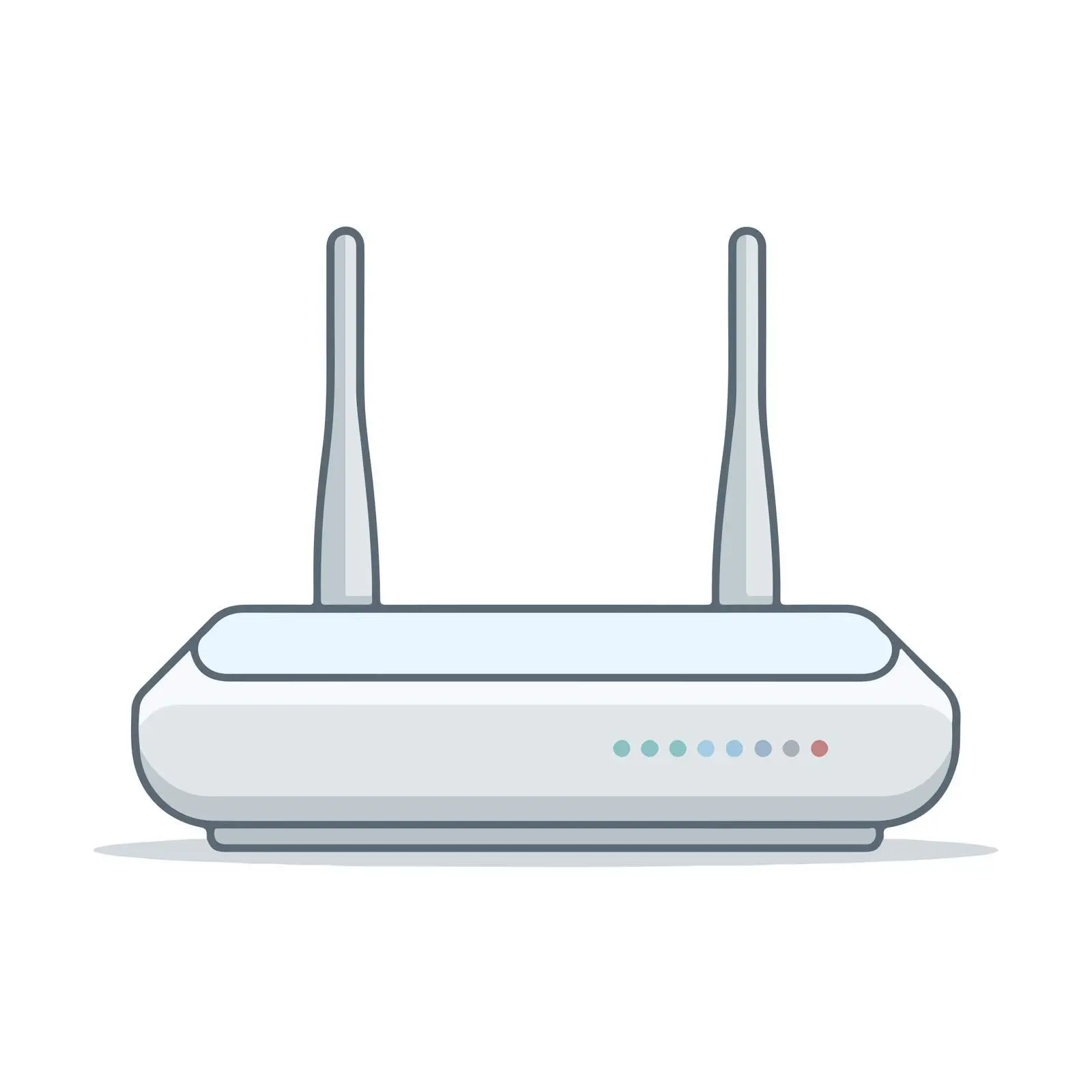 Router Icon Flat Design — free download from Dotvec