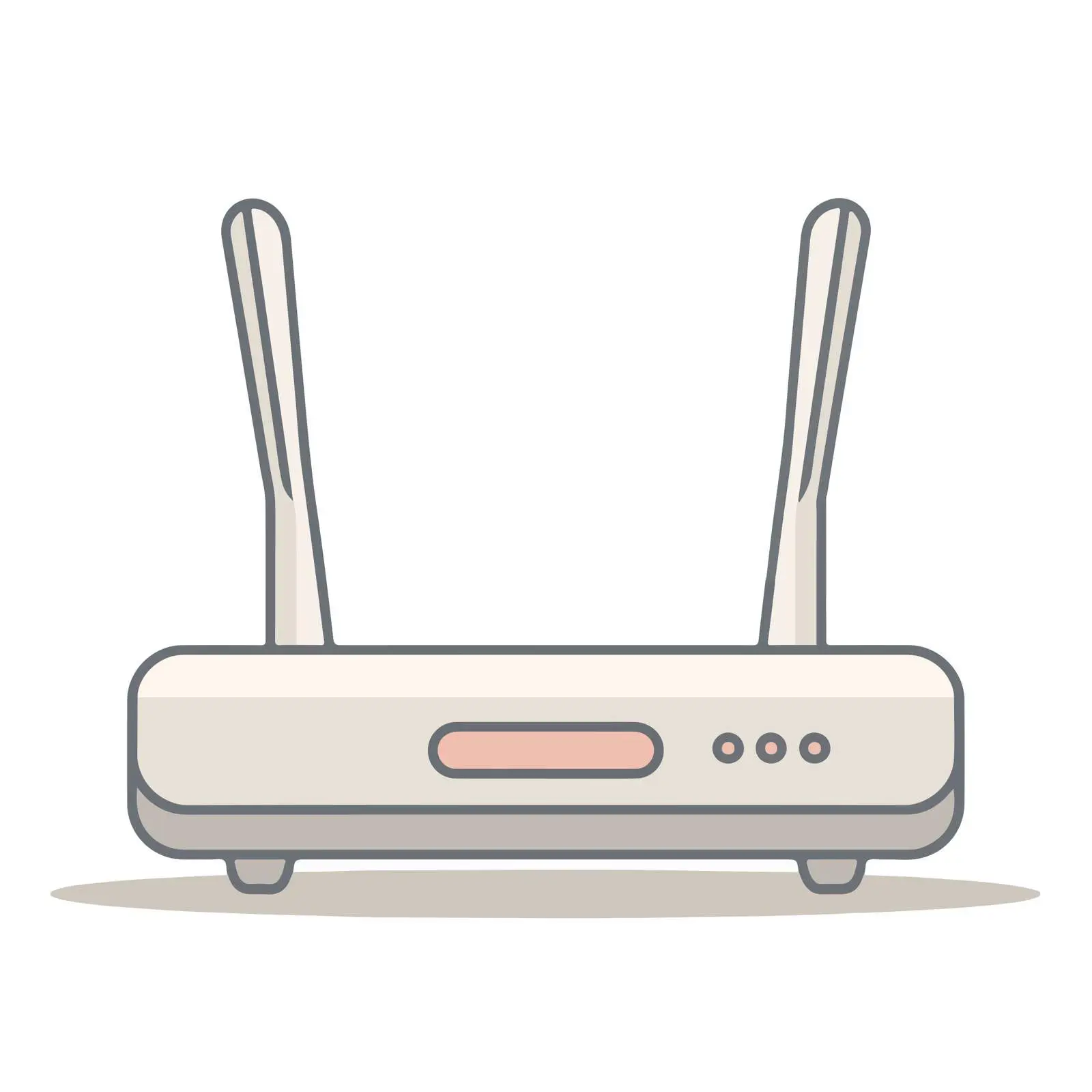 Router Flat Icon Design — free download from Dotvec