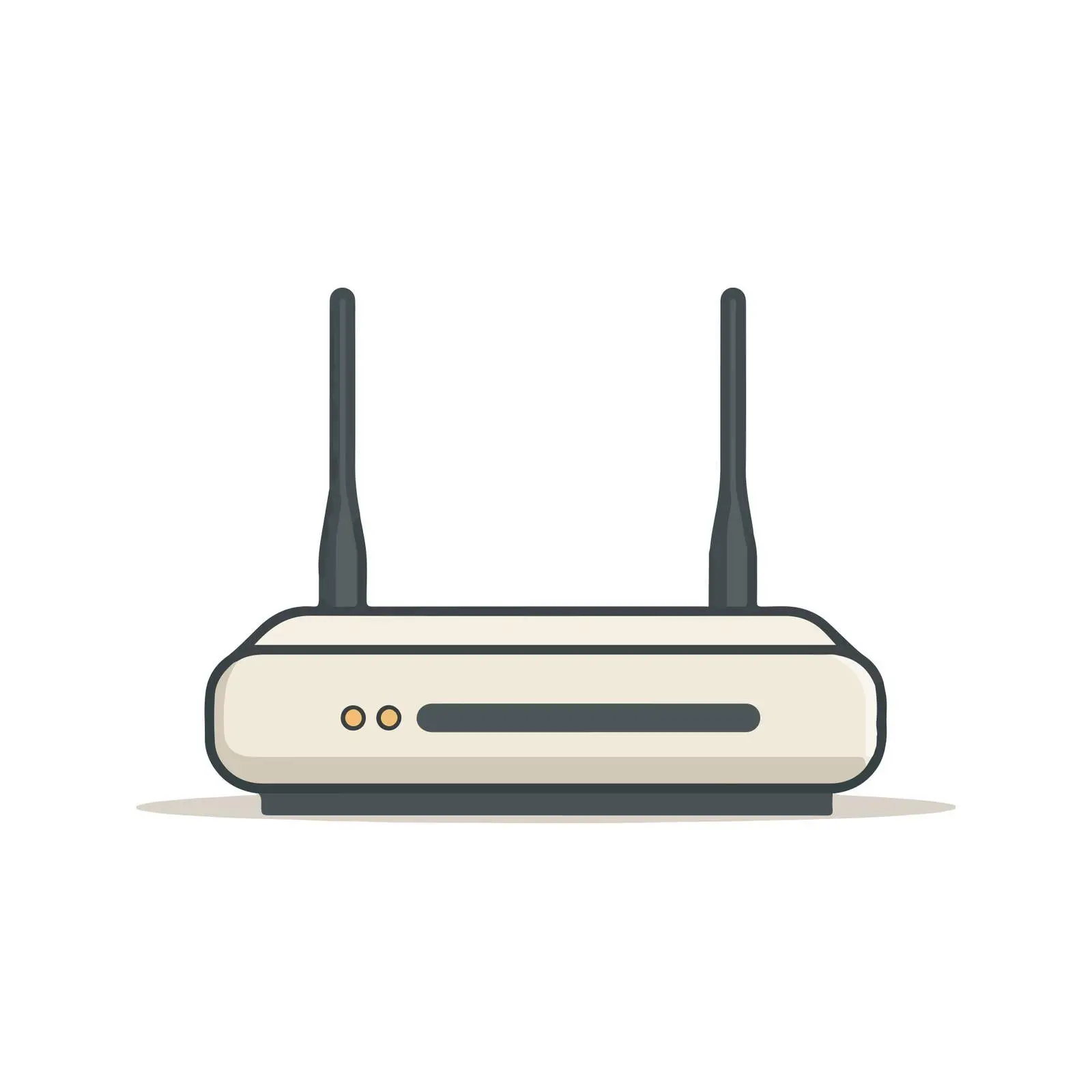 Router Icon in Flat Design – free router image from Dotvec
