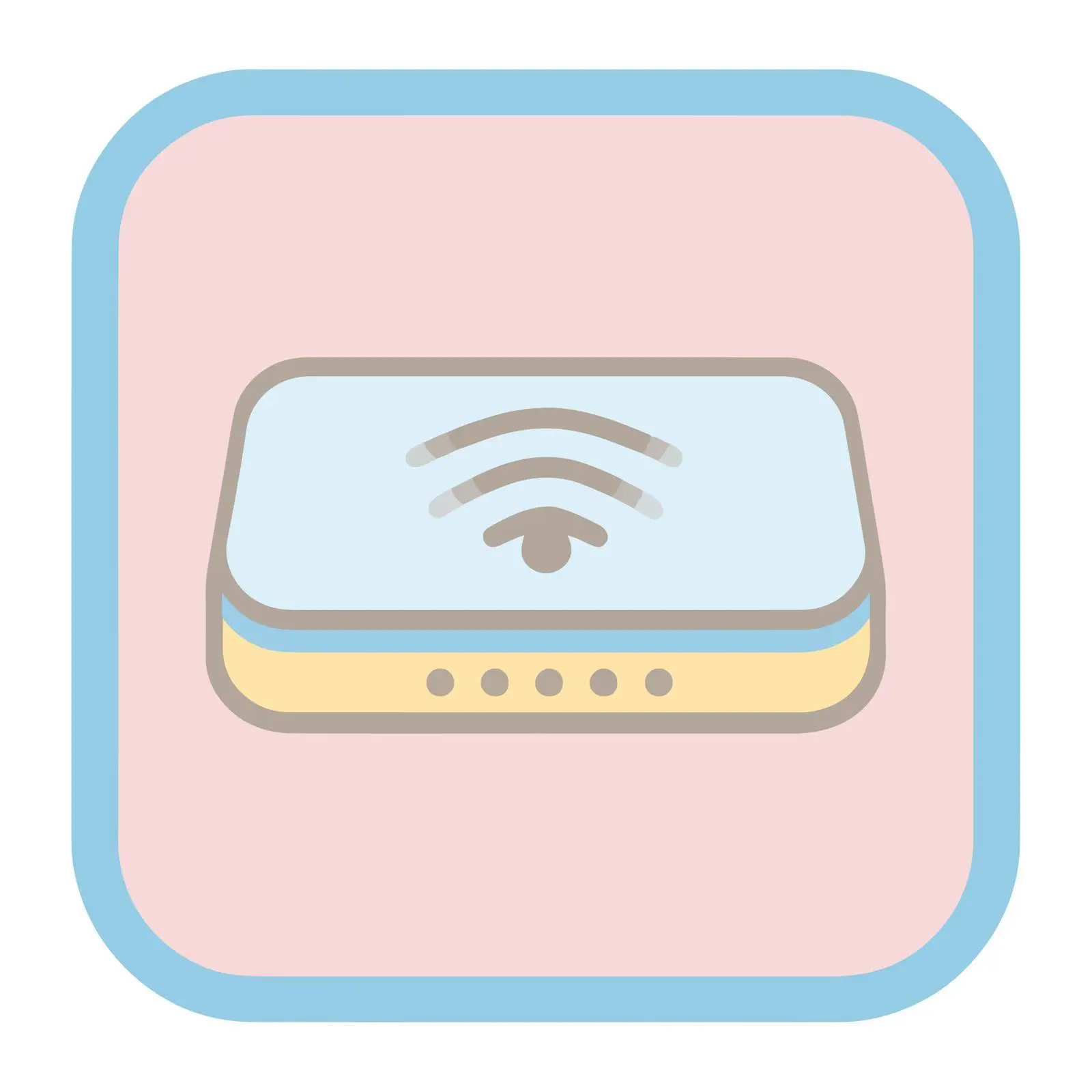 Flat Router Icon Design — free download from Dotvec