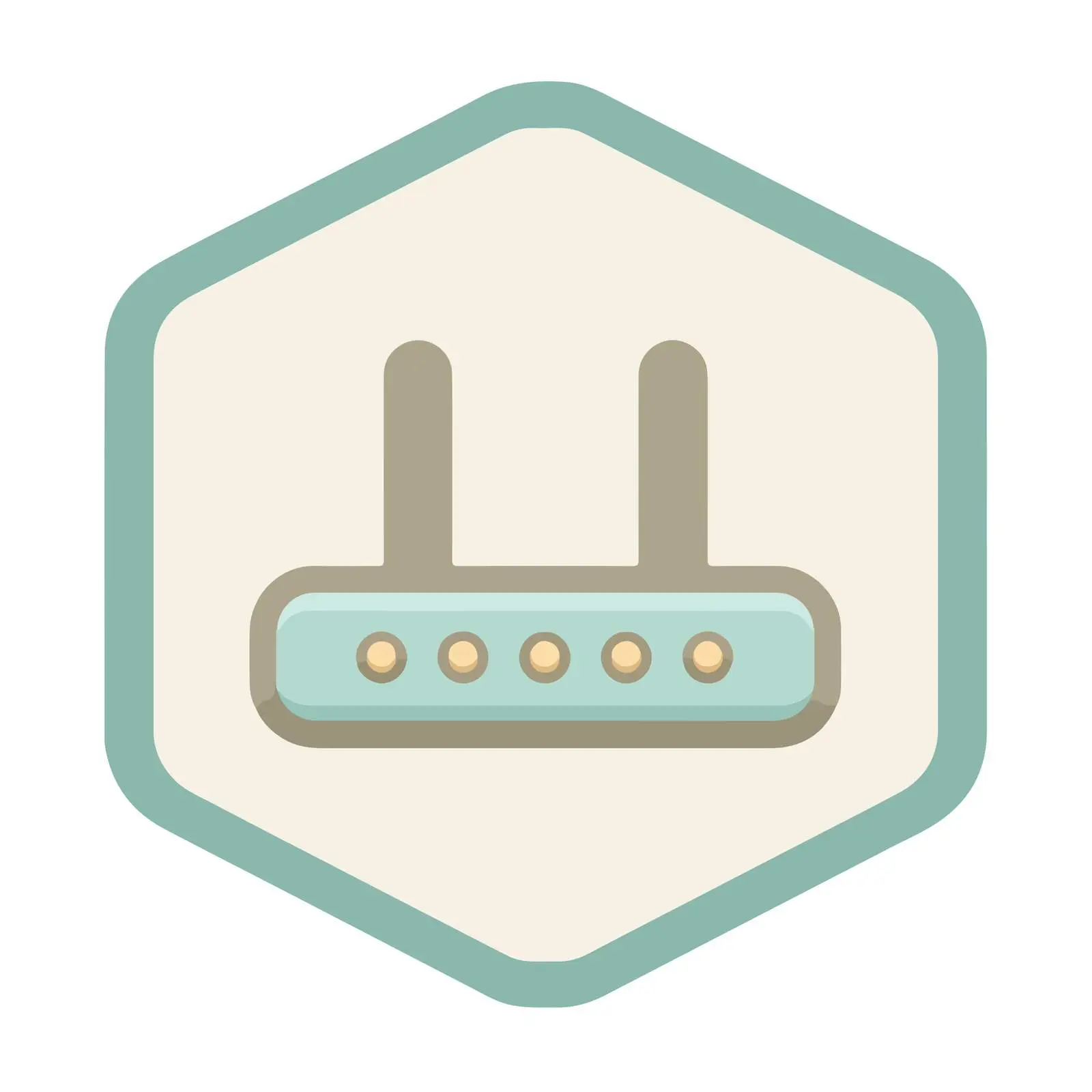 Flat Router Icon Design — free download from Dotvec