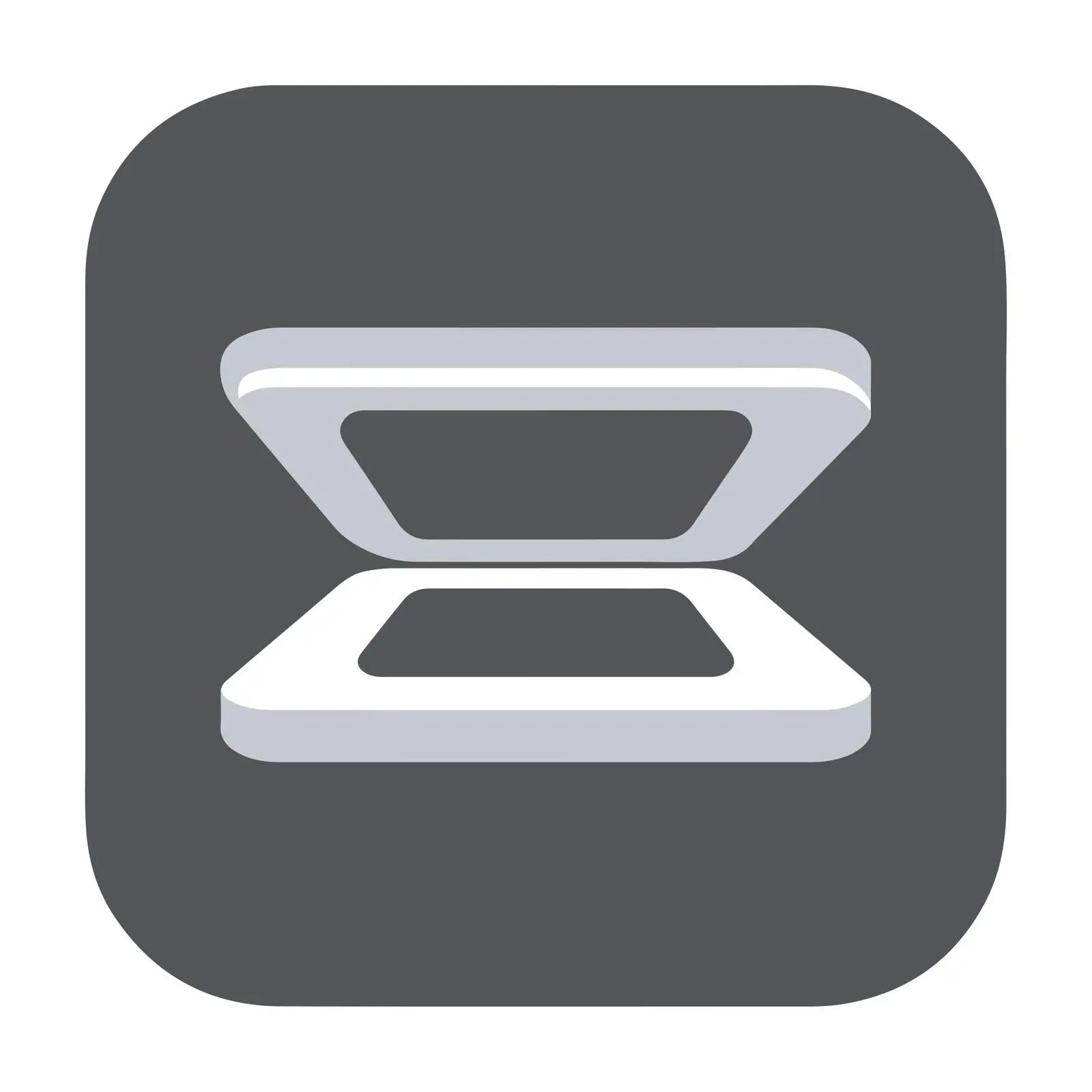Scanner Clean UI Icon Flat Design — free download from Dotvec