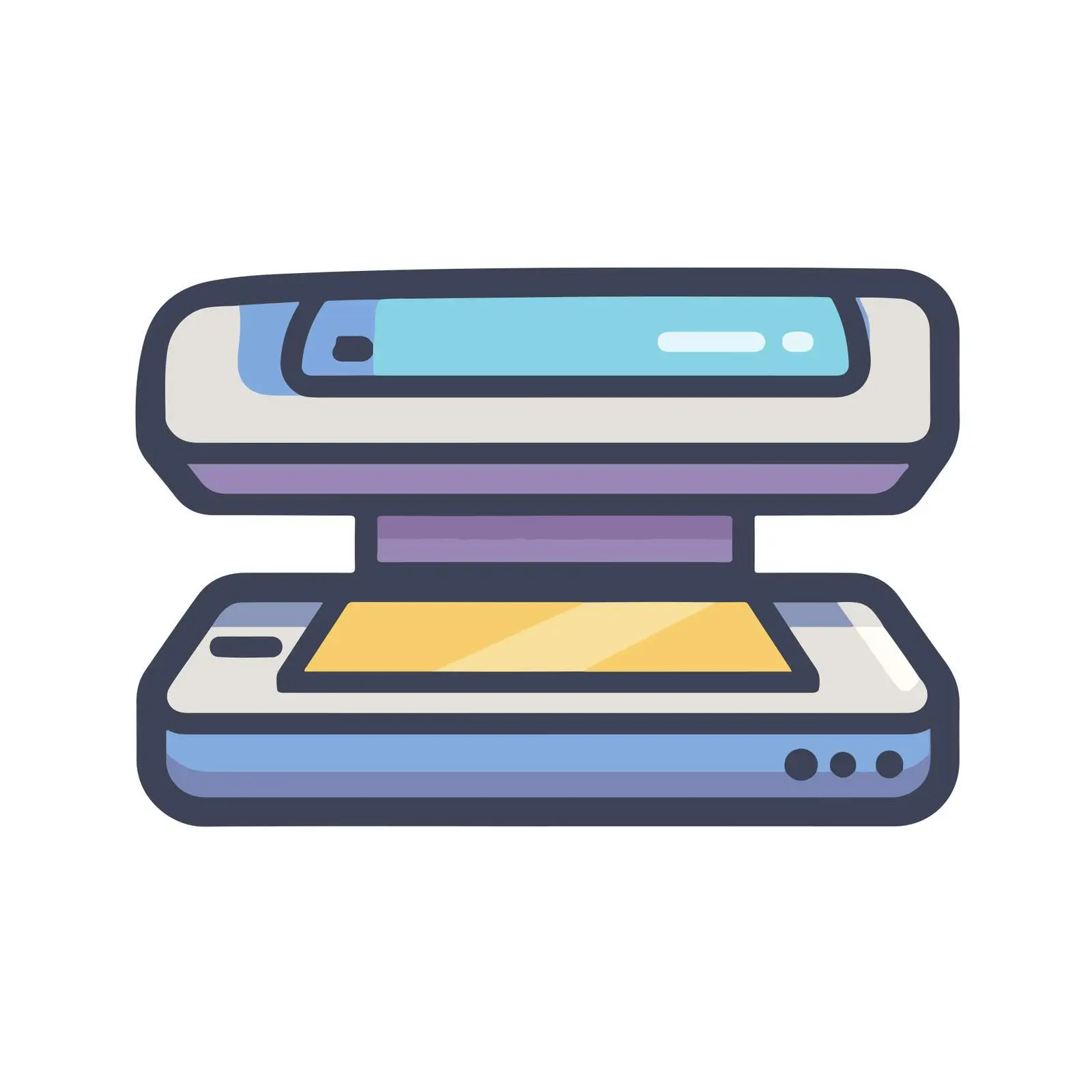 Scanner Pictogram Design Style Duotone — free download from Dotvec