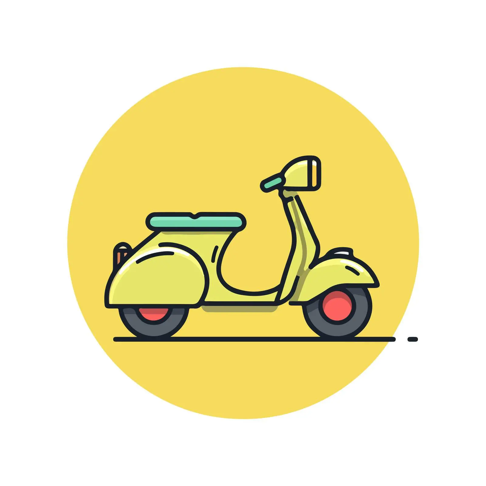 Scooter Clean UI Icon — free download from Dotvec