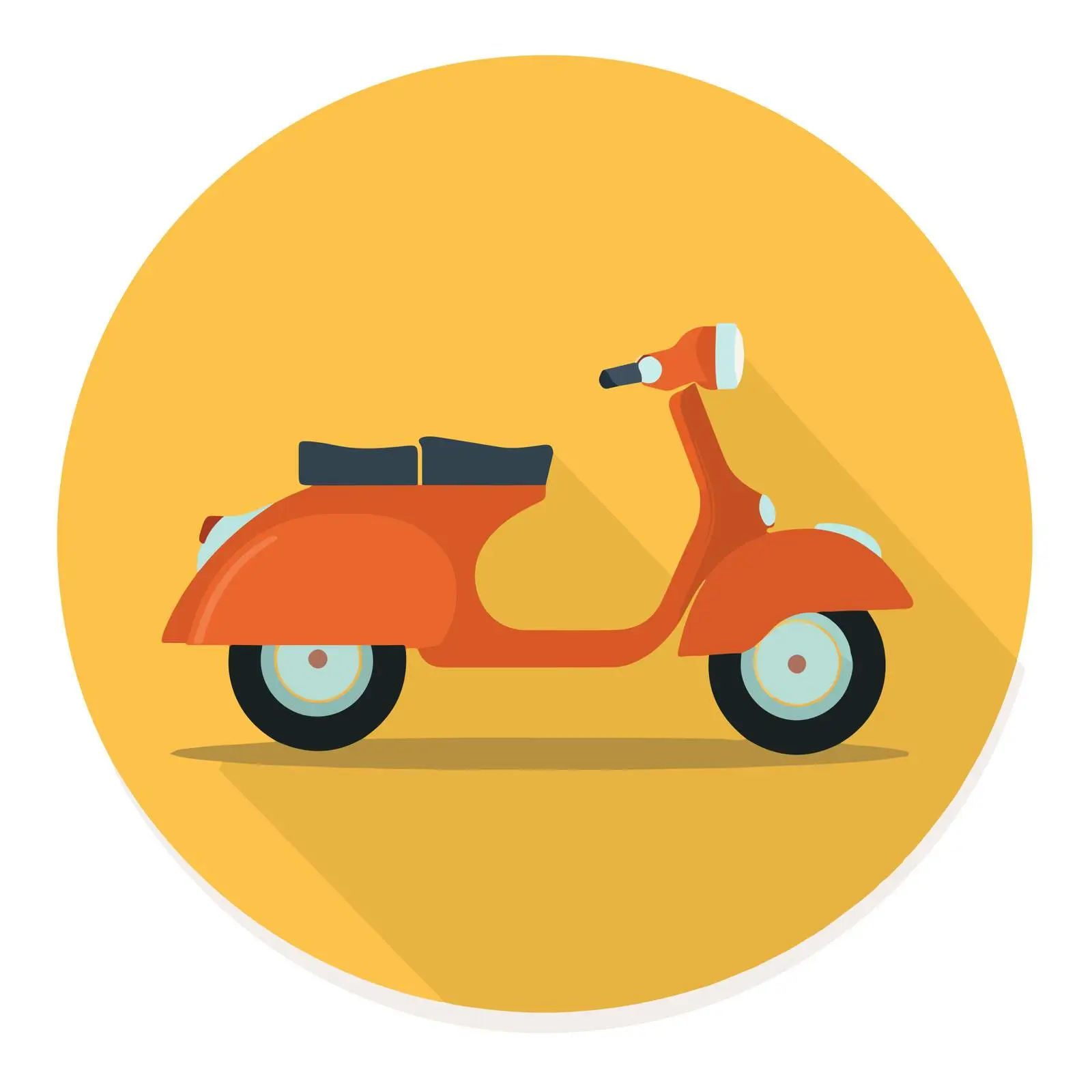 Scooter Vector Icon Design — free download from Dotvec