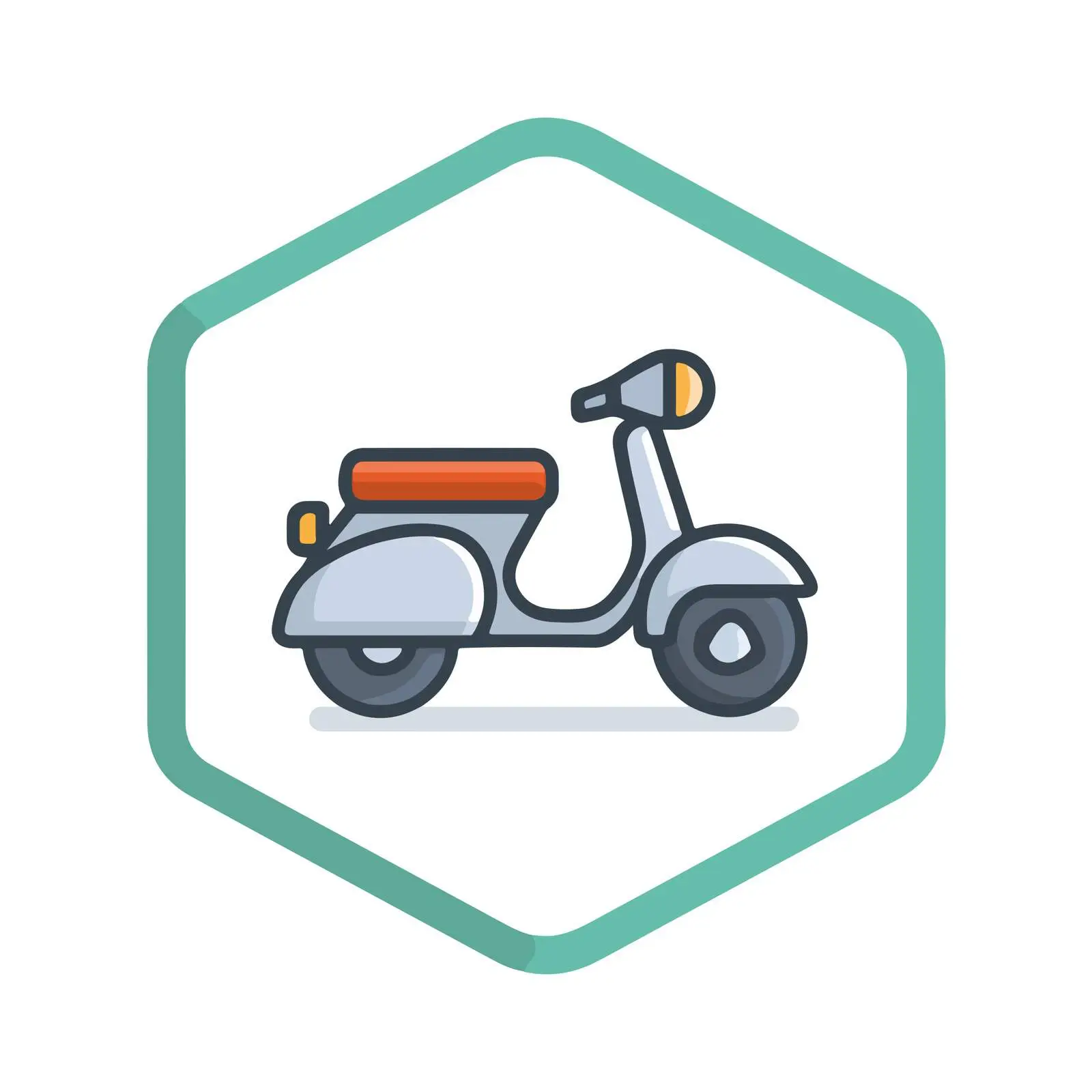 Scooter Monoline Icon Design — free download from Dotvec