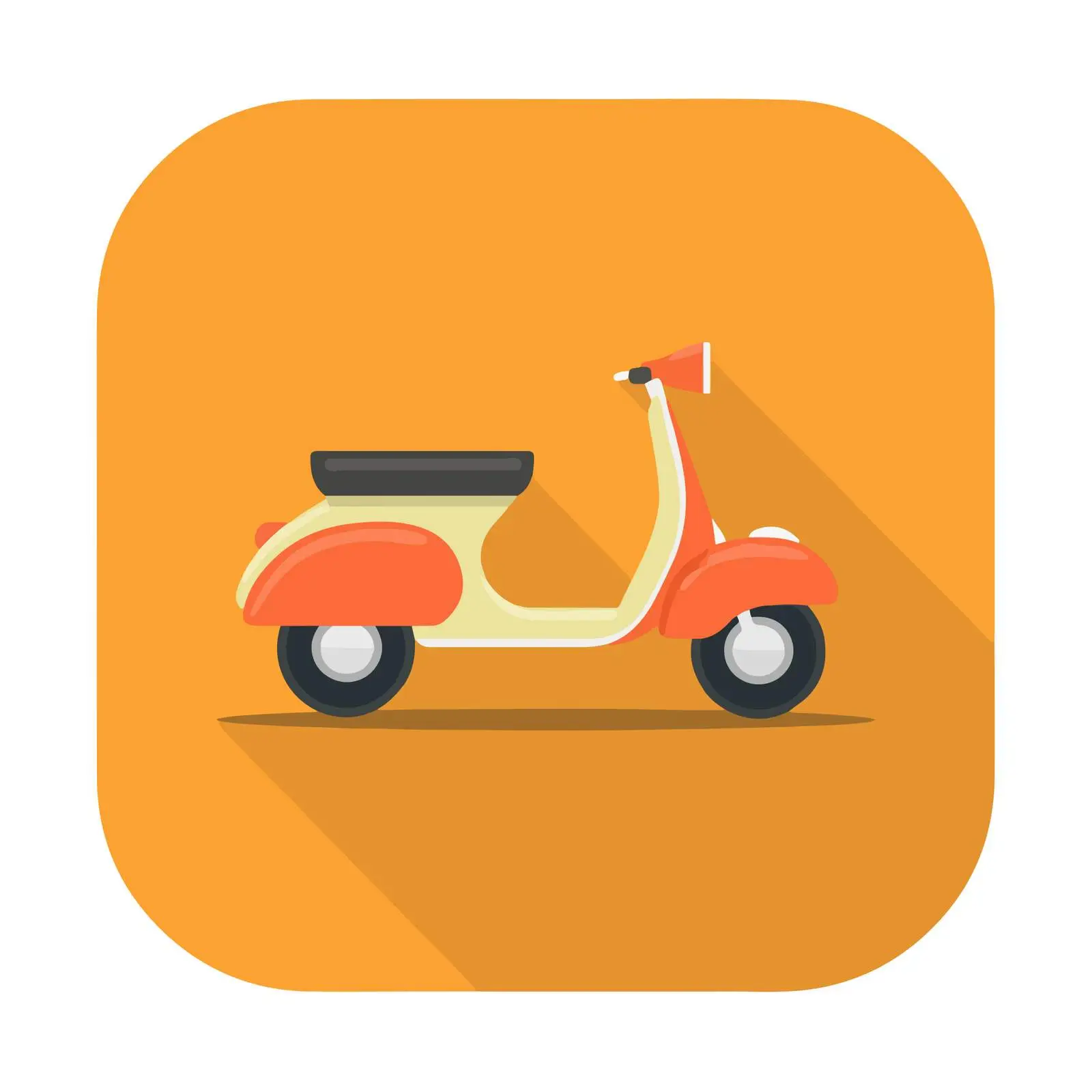 Scooter Geometric Icon — free download from Dotvec