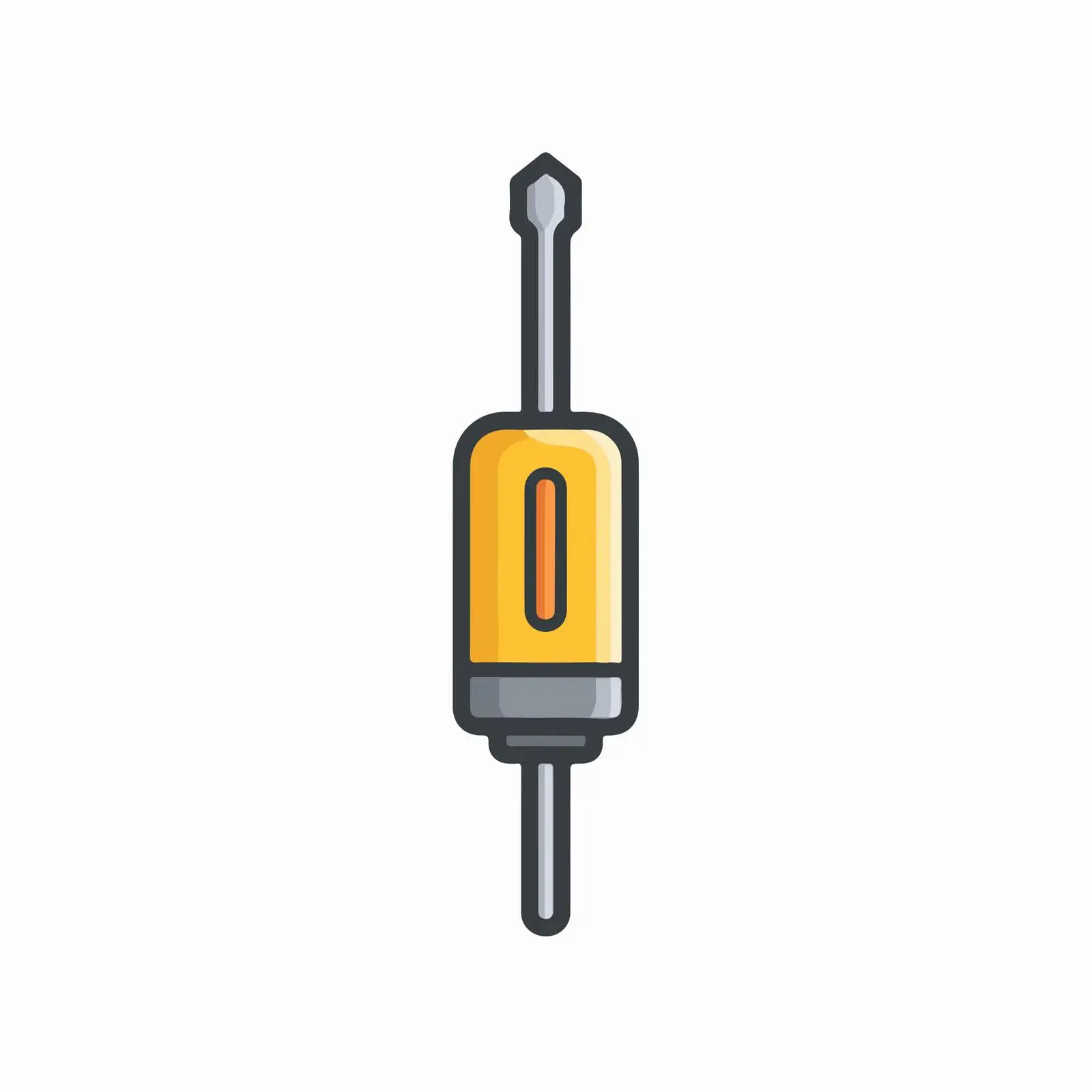 Screwdriver Icon Monoline Design — free download from Dotvec