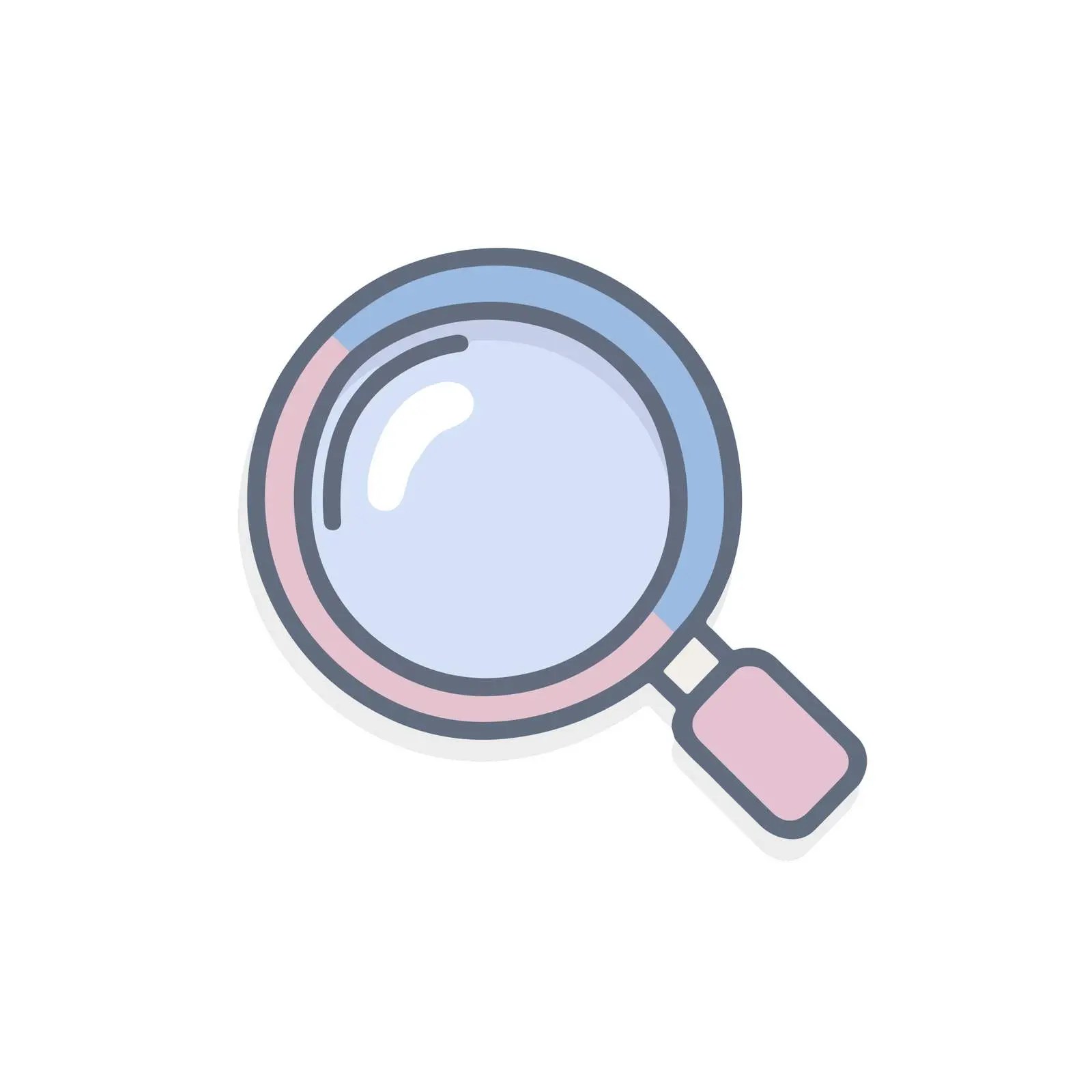 Search Icon Flat Design Vector — free download from Dotvec