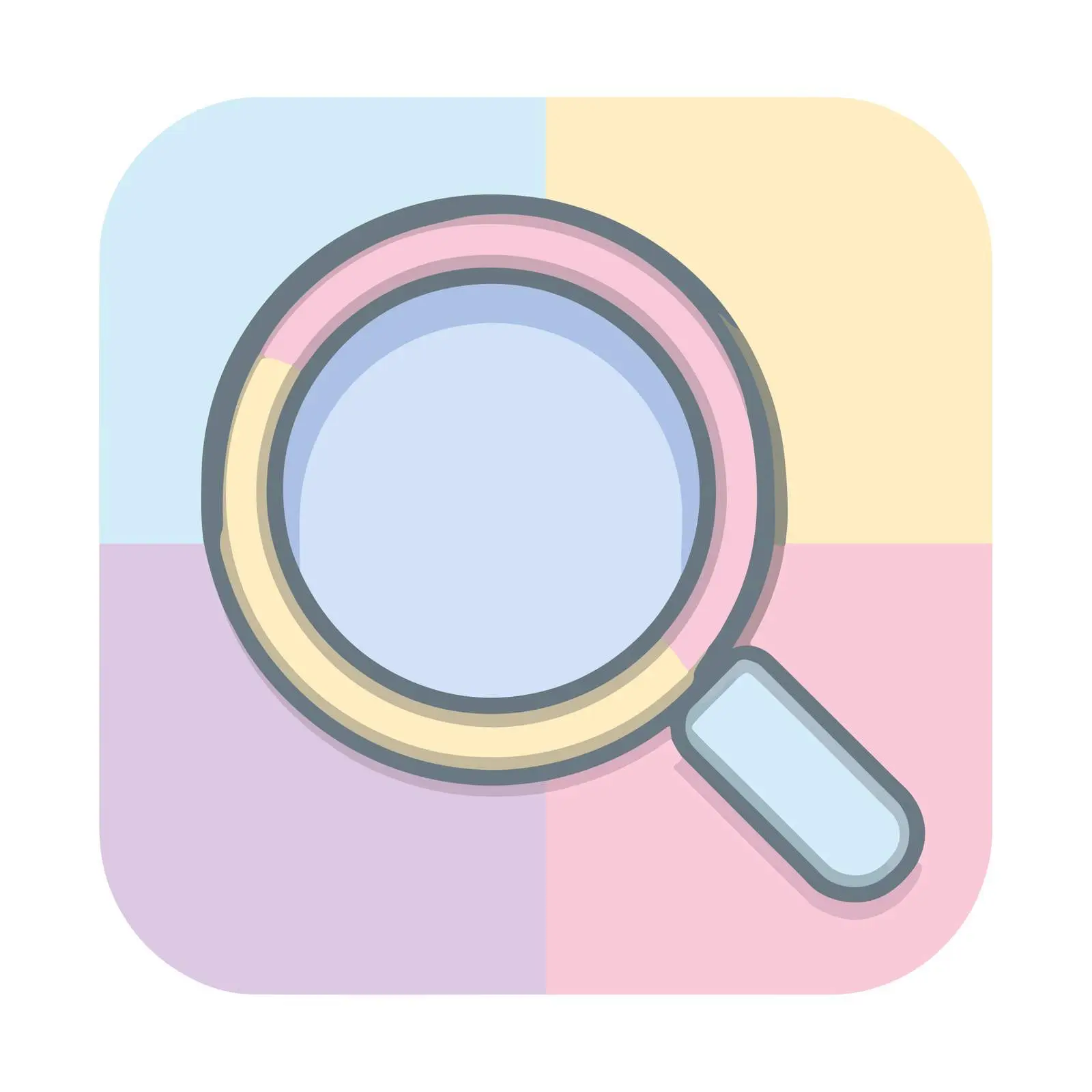 Search Icon in Flat Design Style — free download from Dotvec
