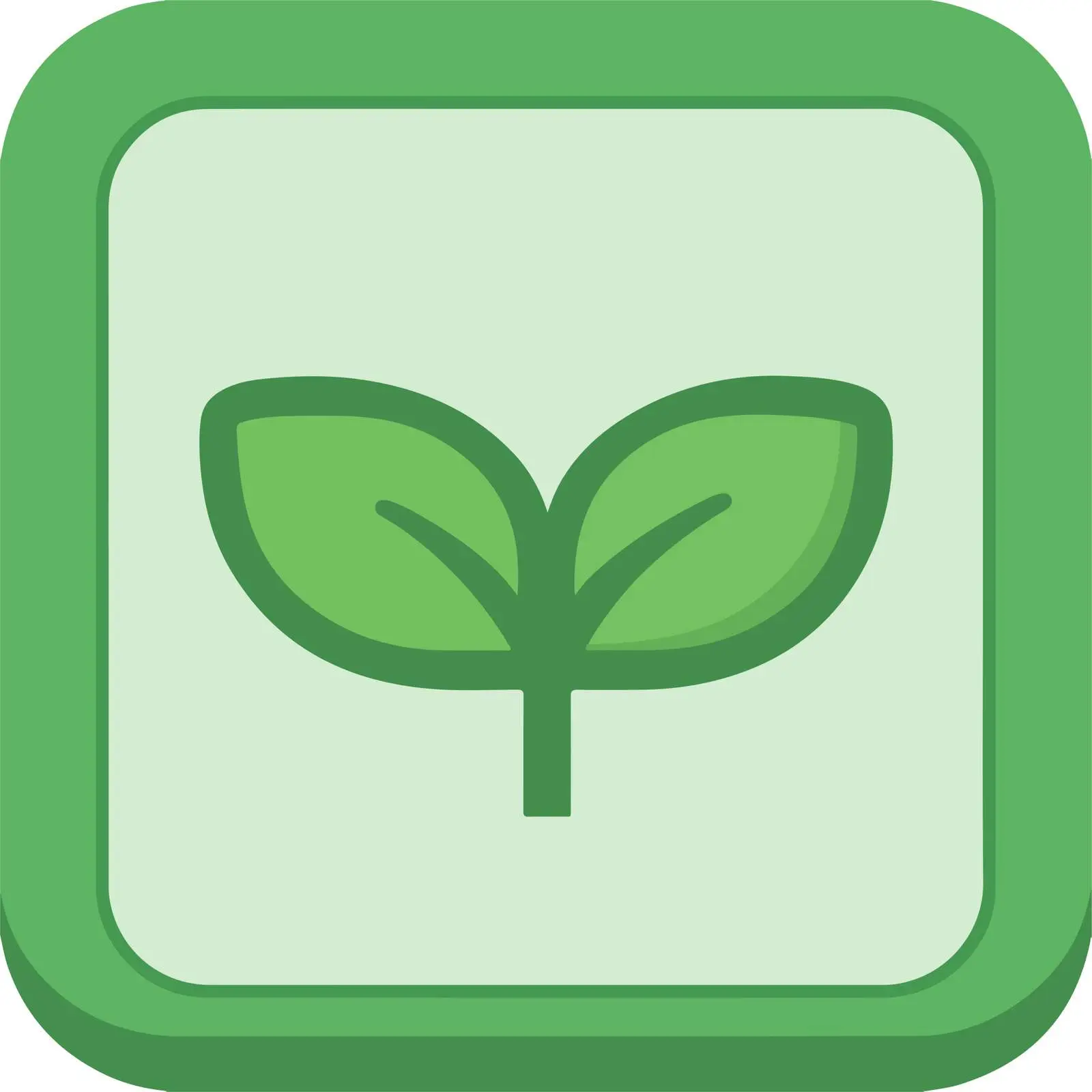 Minimalist Seedling Icon — free download from Dotvec