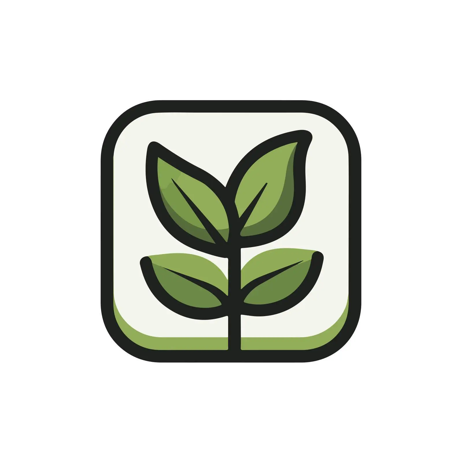 Seedling Icon in Monoline Design — free download from Dotvec