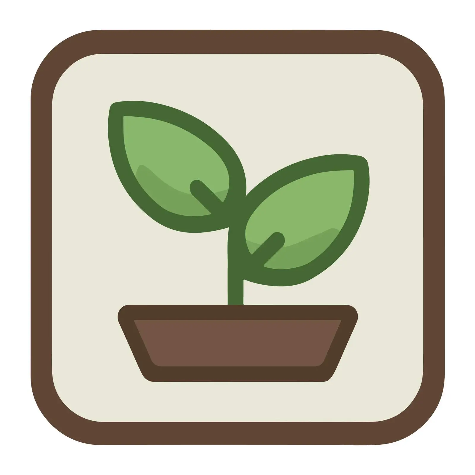Seedling Pictogram Icon Design — free download from Dotvec