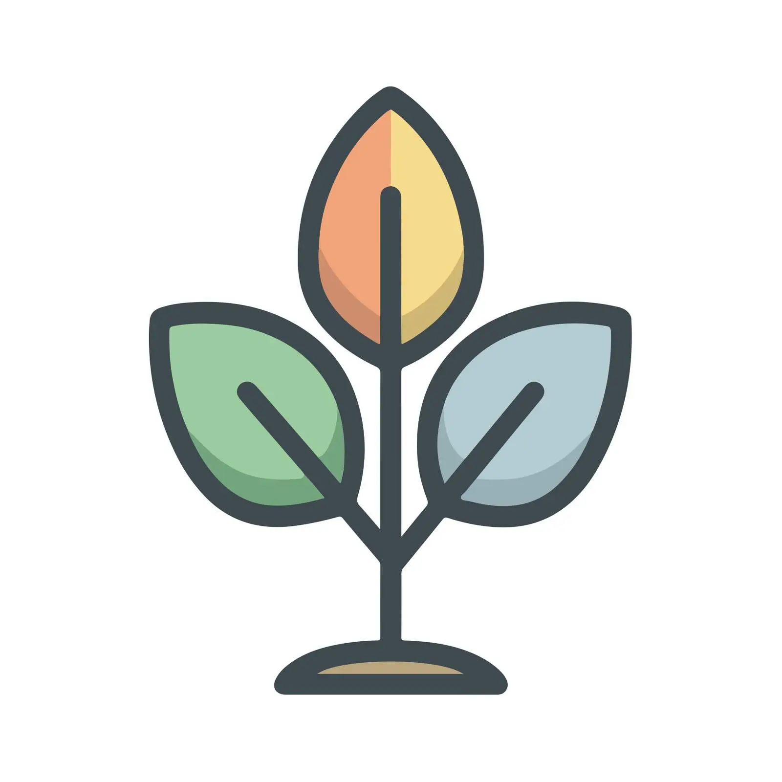 Minimal Seedling Icon Design — free download from Dotvec