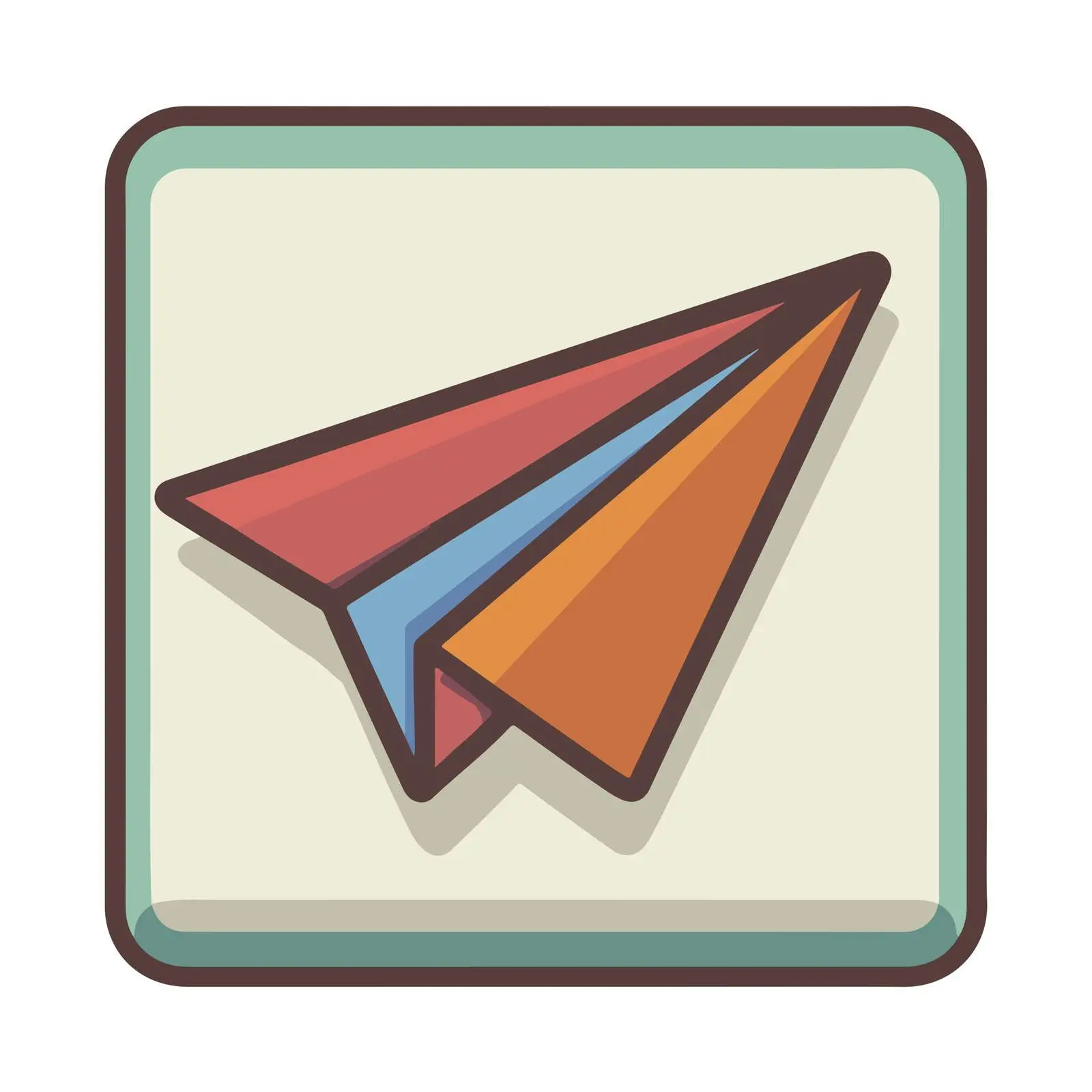Simple Paper Plane Icon Design — free download from Dotvec