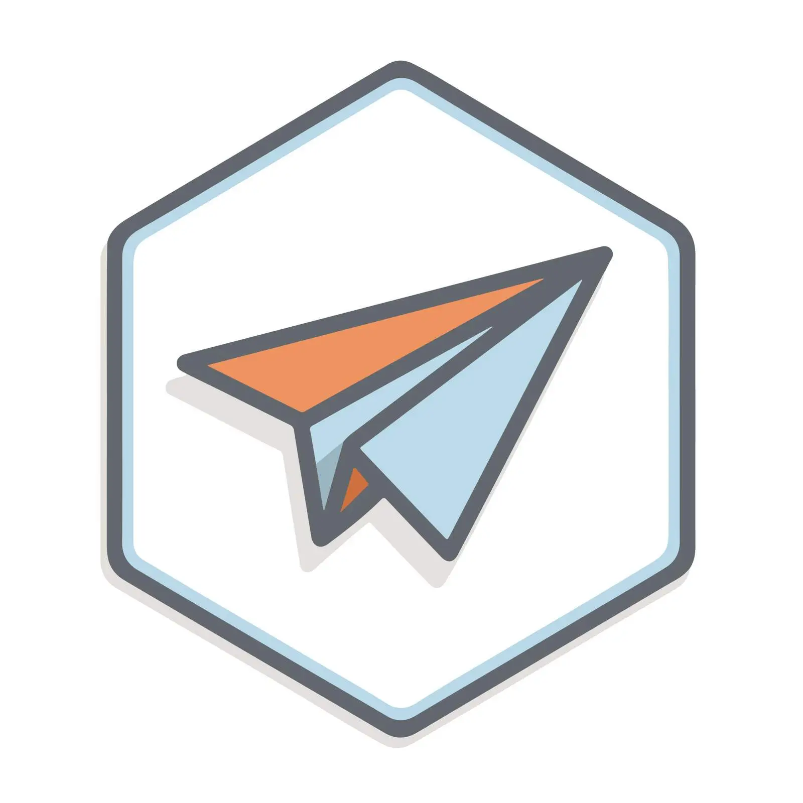 Minimal Paper Plane Icon — free download from Dotvec