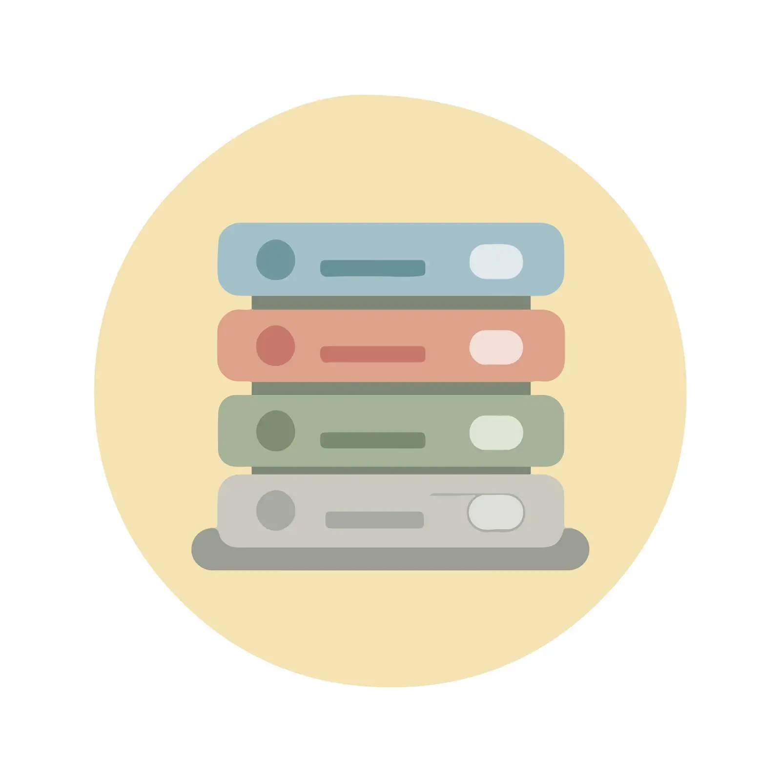 Server Geometric Icon — free download from Dotvec