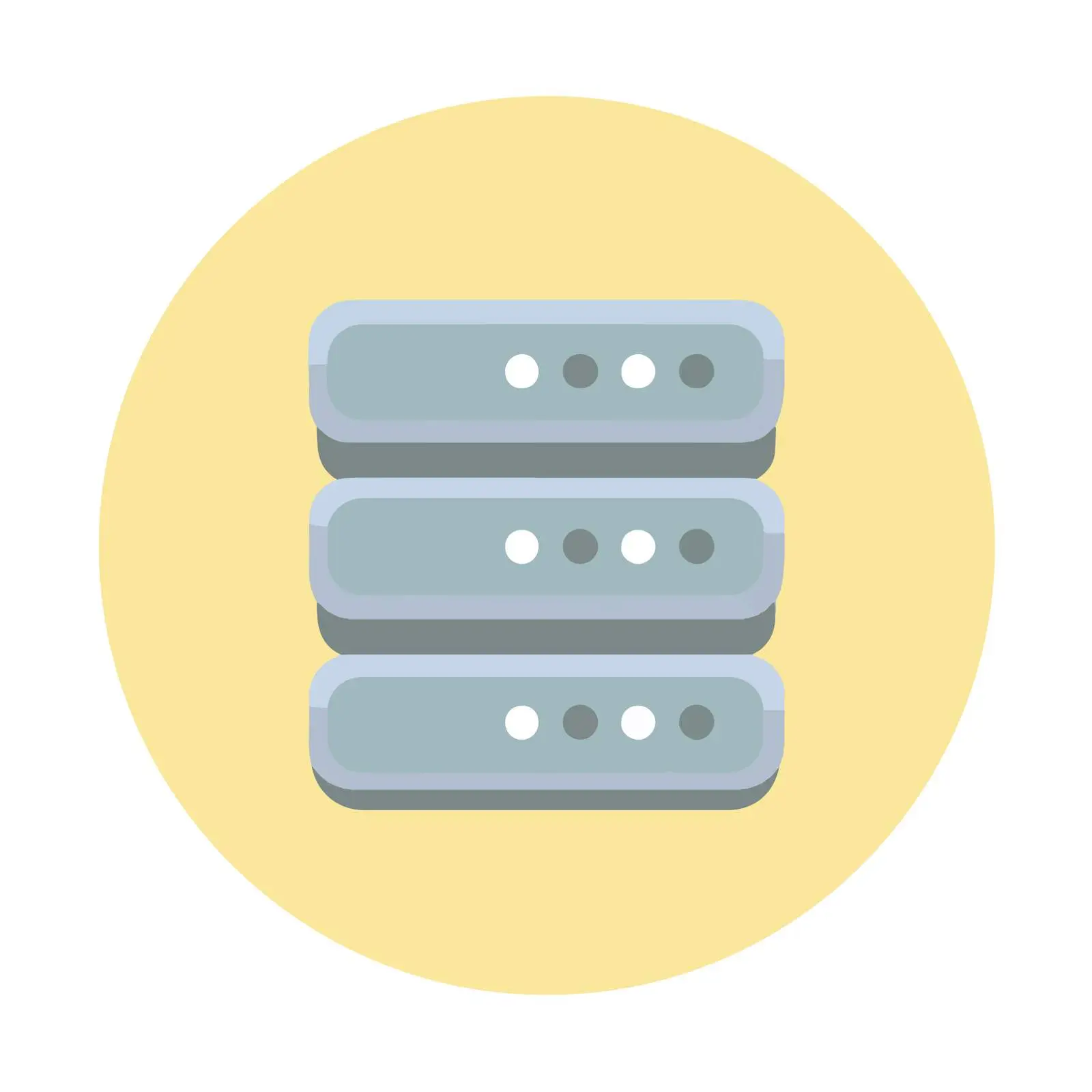 Server Geometric Icon — free download from Dotvec