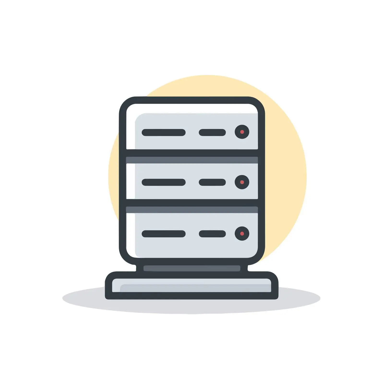 Server Icon for Technology Websites — free download from Dotvec