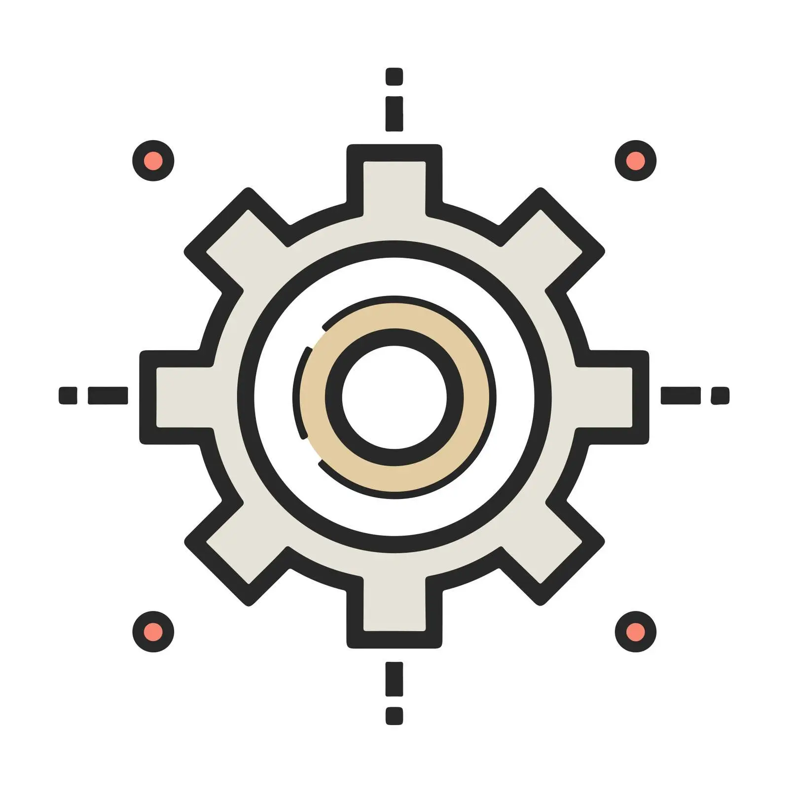 Settings Gear Icon — free download from Dotvec
